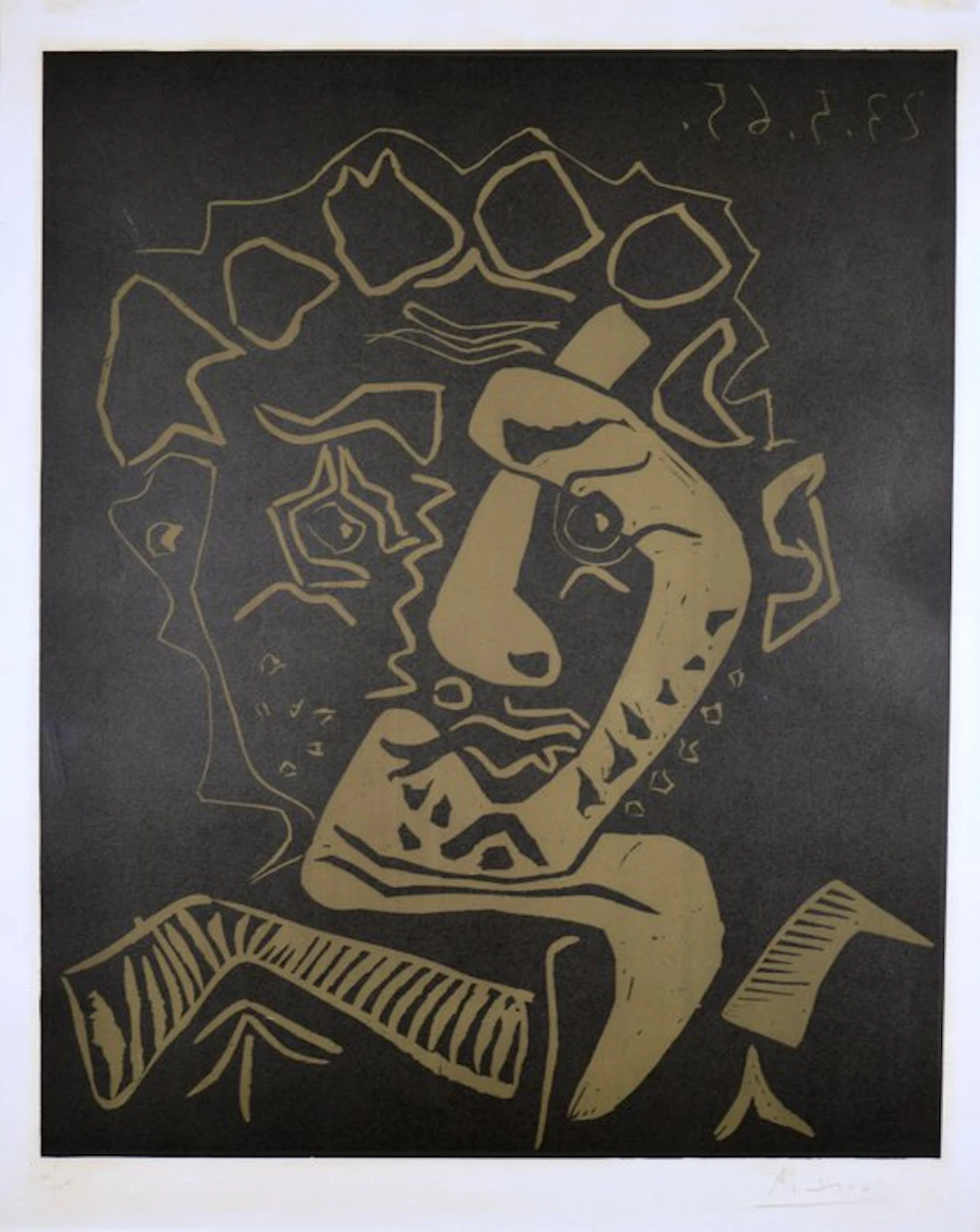 Pablo Picasso (1881-1973) - Tête d'Histrion (Le Danseur)