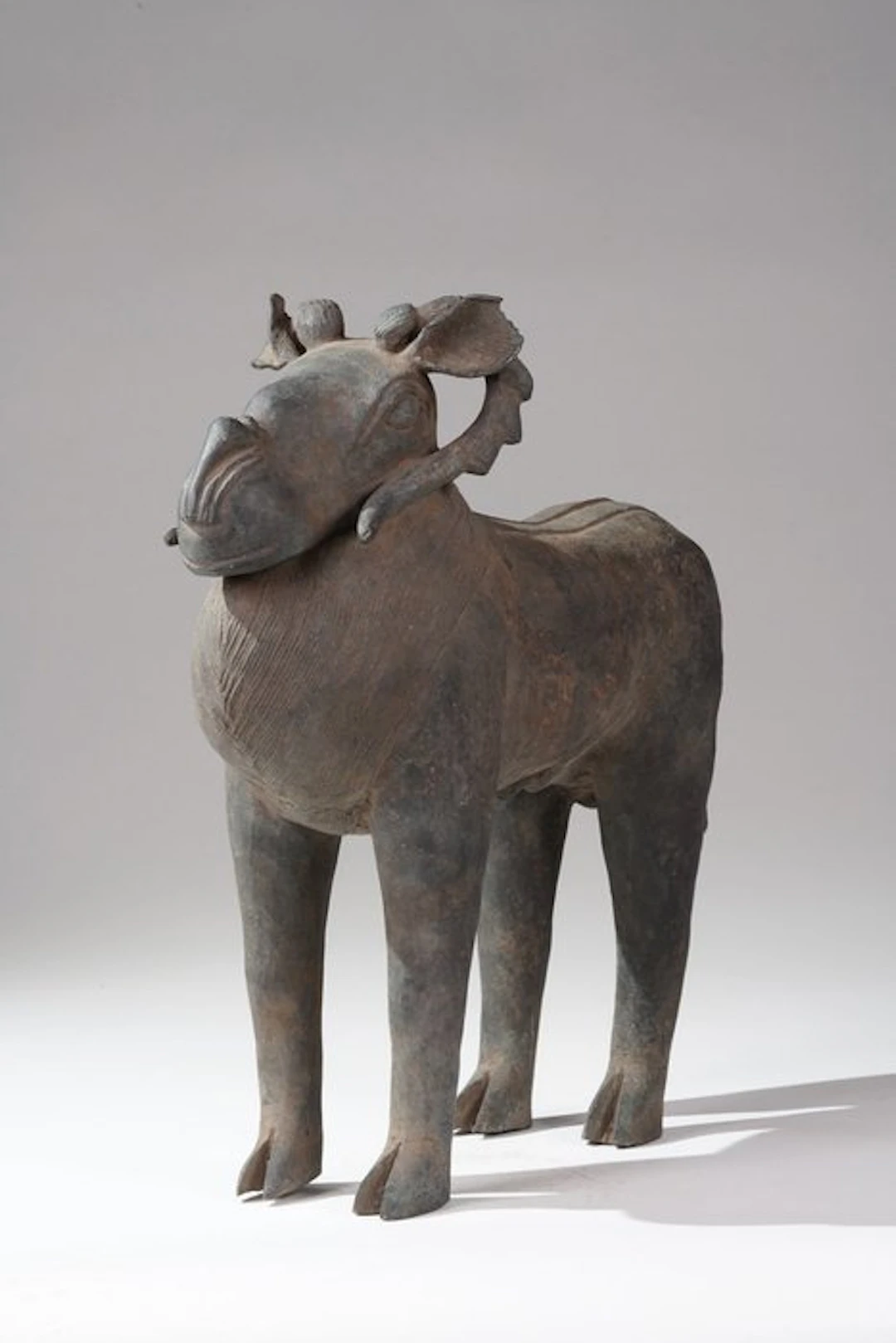 A bronze sculpture - Ram - Benin - Nigeria