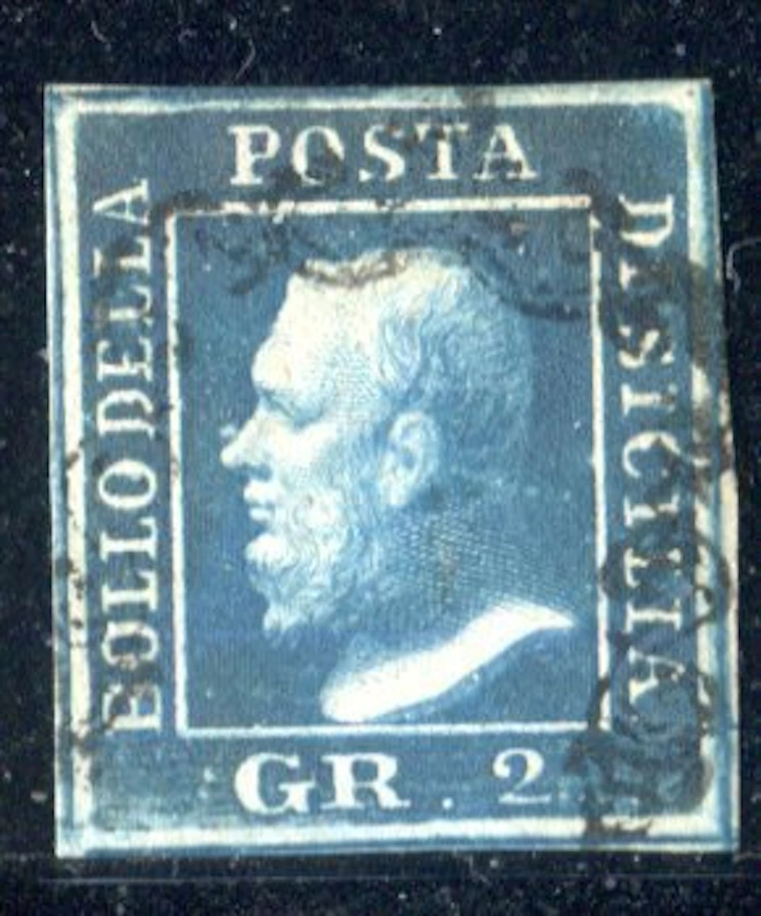 Italian Ancient States - Sicily 1859 - 2-grit
