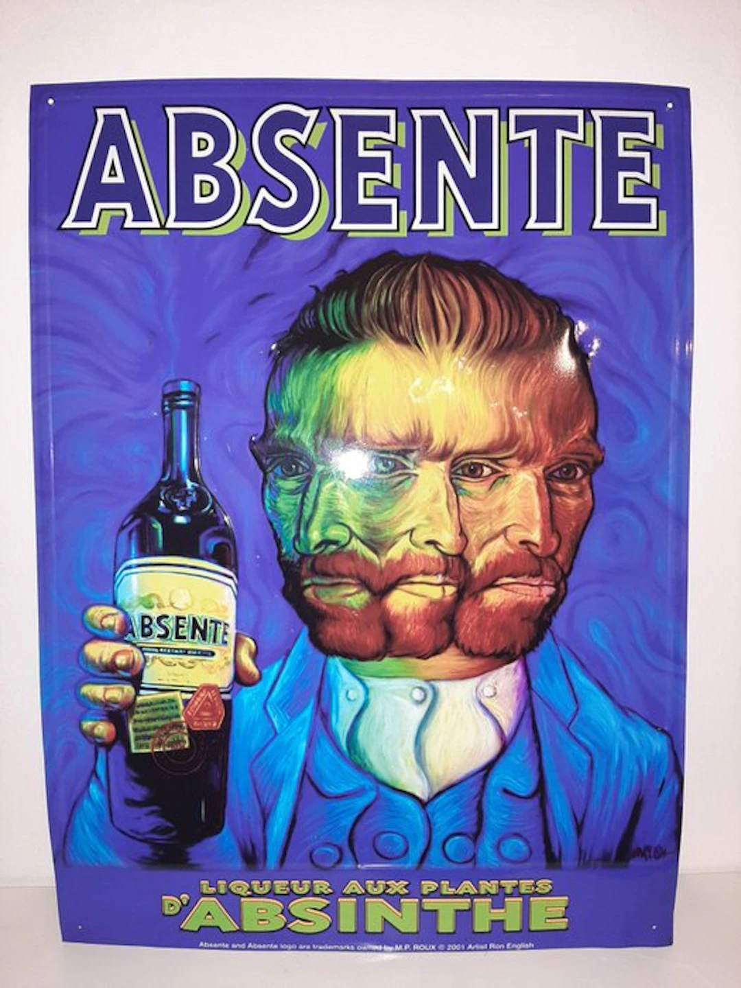 Absente - Absinthe sign - Ron English - Sign - Metal