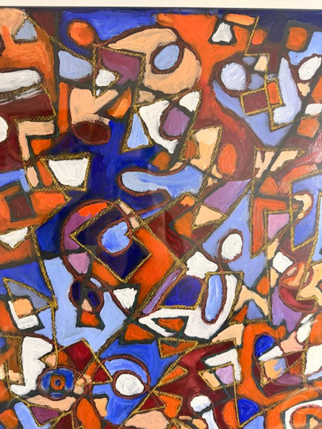 Hanneke van Heusen (1959) - Mozart in Orange and Blue