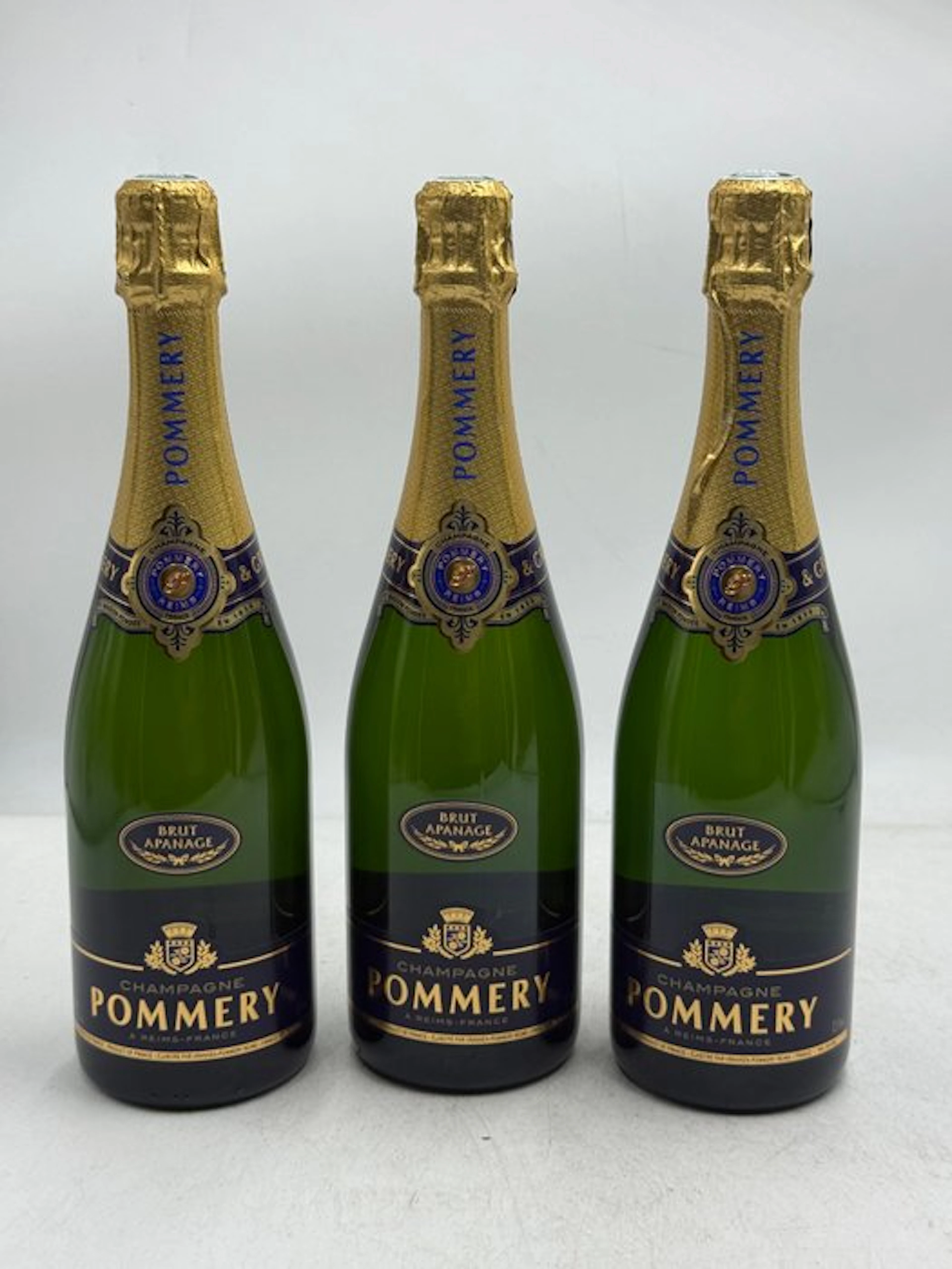 Pommery, Brut Apanage - Champagne Brut - 3 Bottle (0.75L)