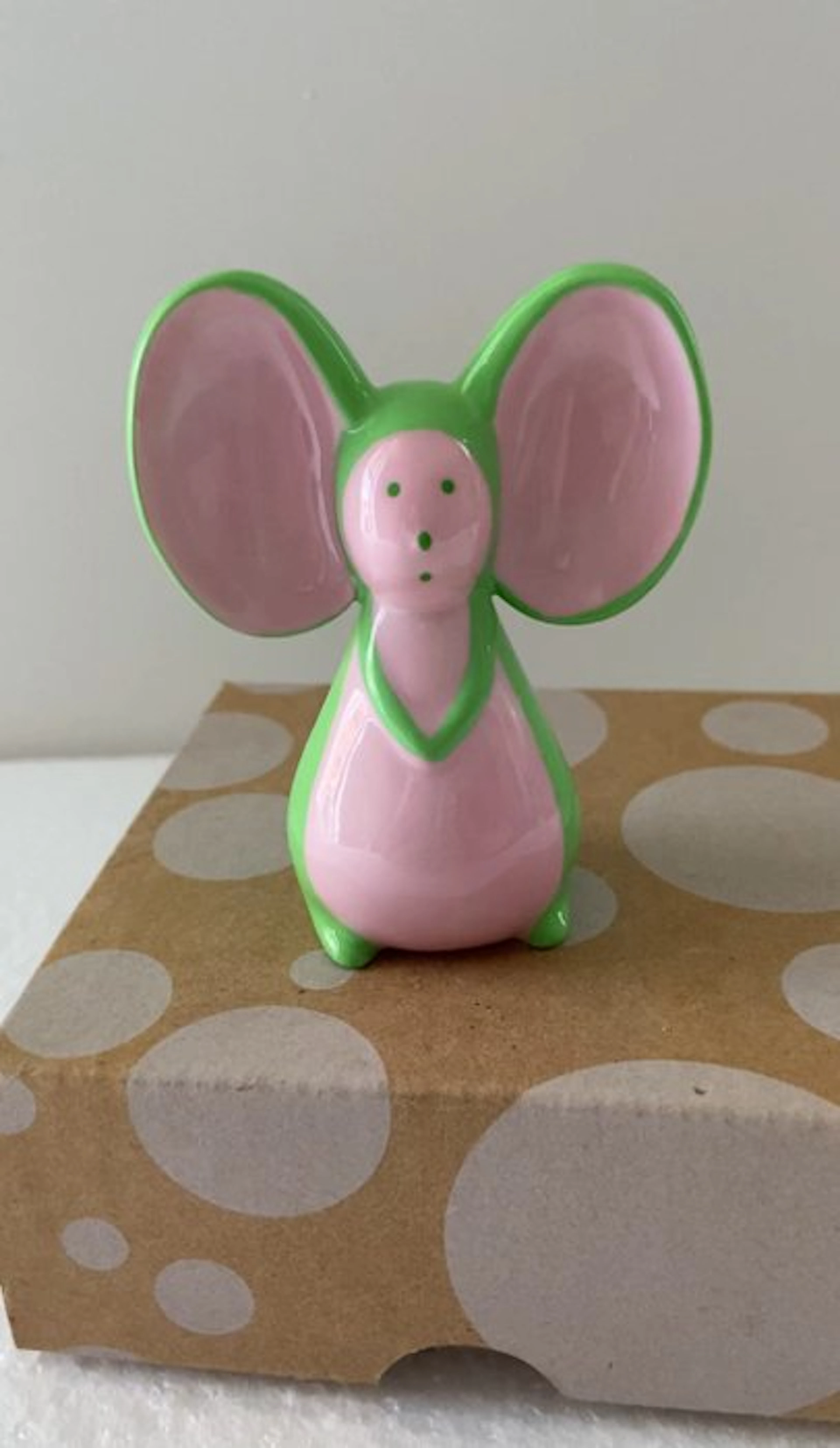 Alessi - Figurine - " Topolone" AMJ02 GR - Hand-painted porcelain