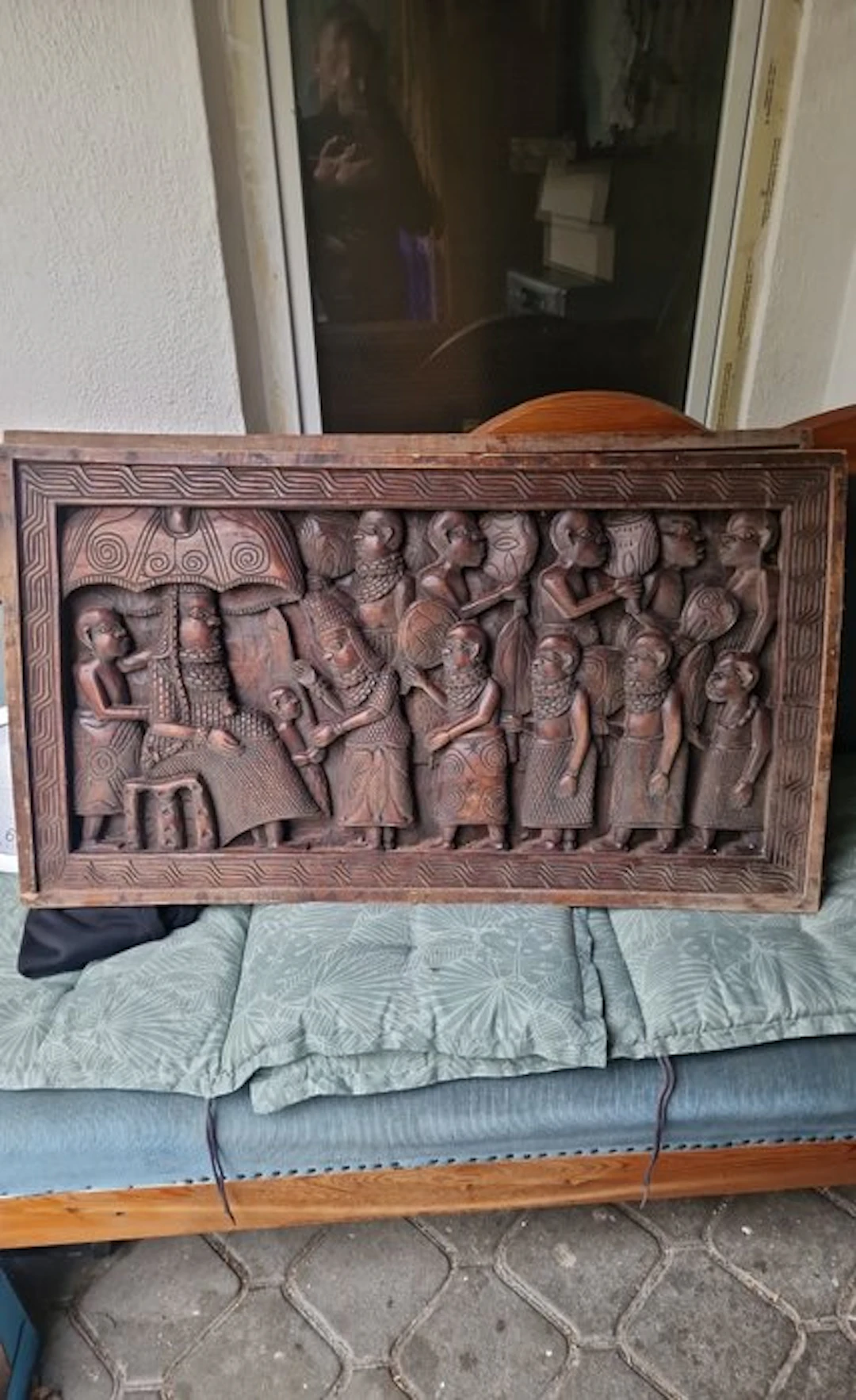Wood sculpture - Relief - Africa