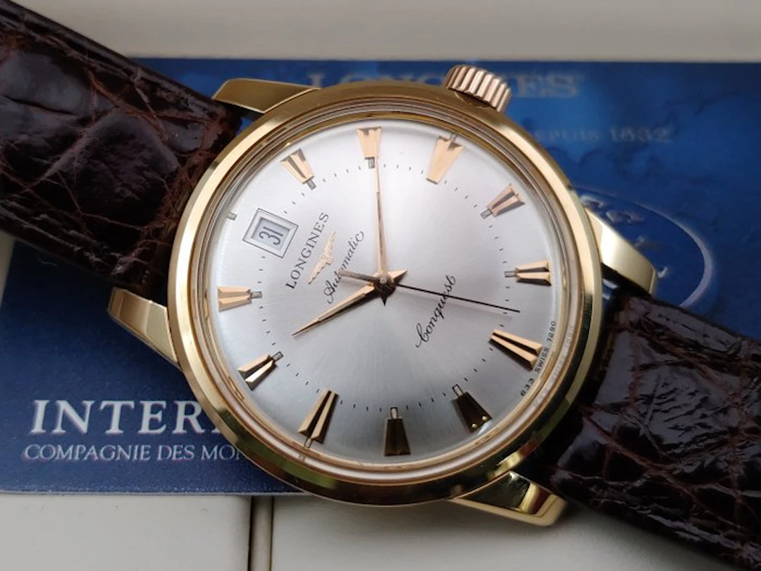 Longines - Conquest Heritage Automatic Gold 18kt...