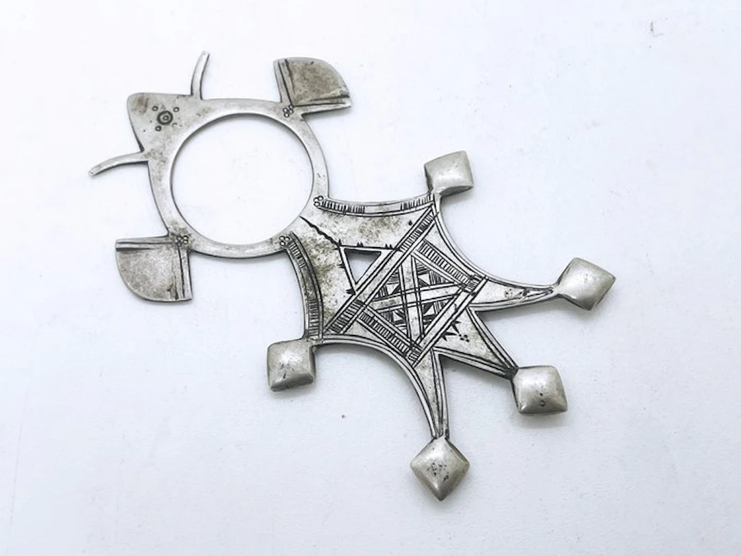 Ancient Great Tuareg Cross Bilma – Agadez Region - Silver...