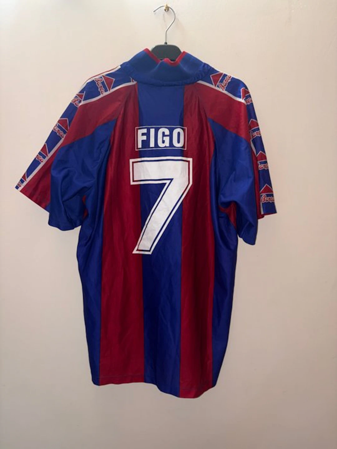 FC Barcelona - Spanish Football League - Luis Figo - 1998 - Team wear