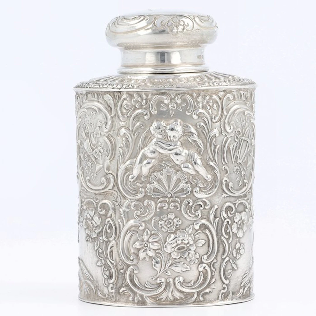 Berthold Müller. Theebus. - Box - .925 silver