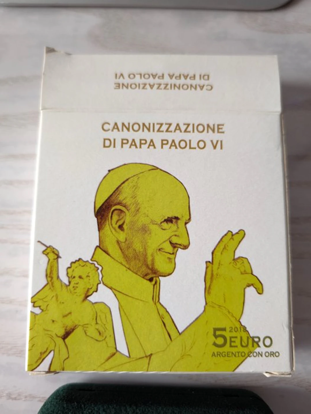 Vatican. 5 Euro 2018 "Canonizzazione Papa Paolo VI" Proof