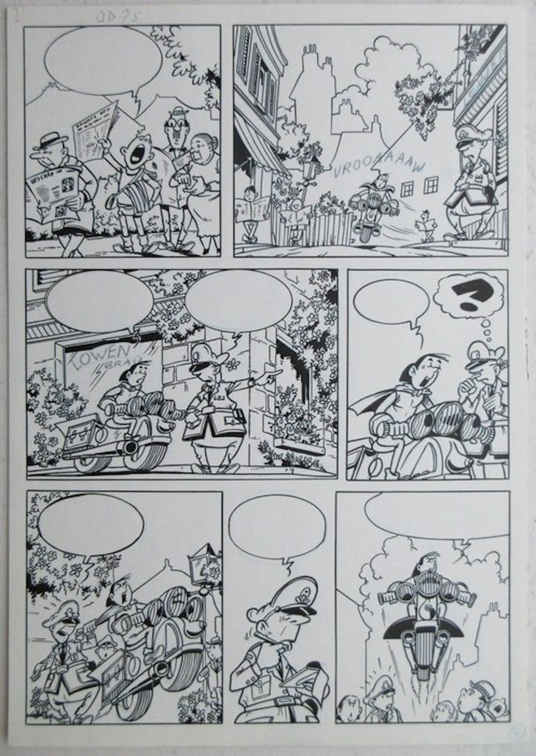 Studio Vandersteen - 1 Original page - Jerom - De kleurenzaaier p. 4