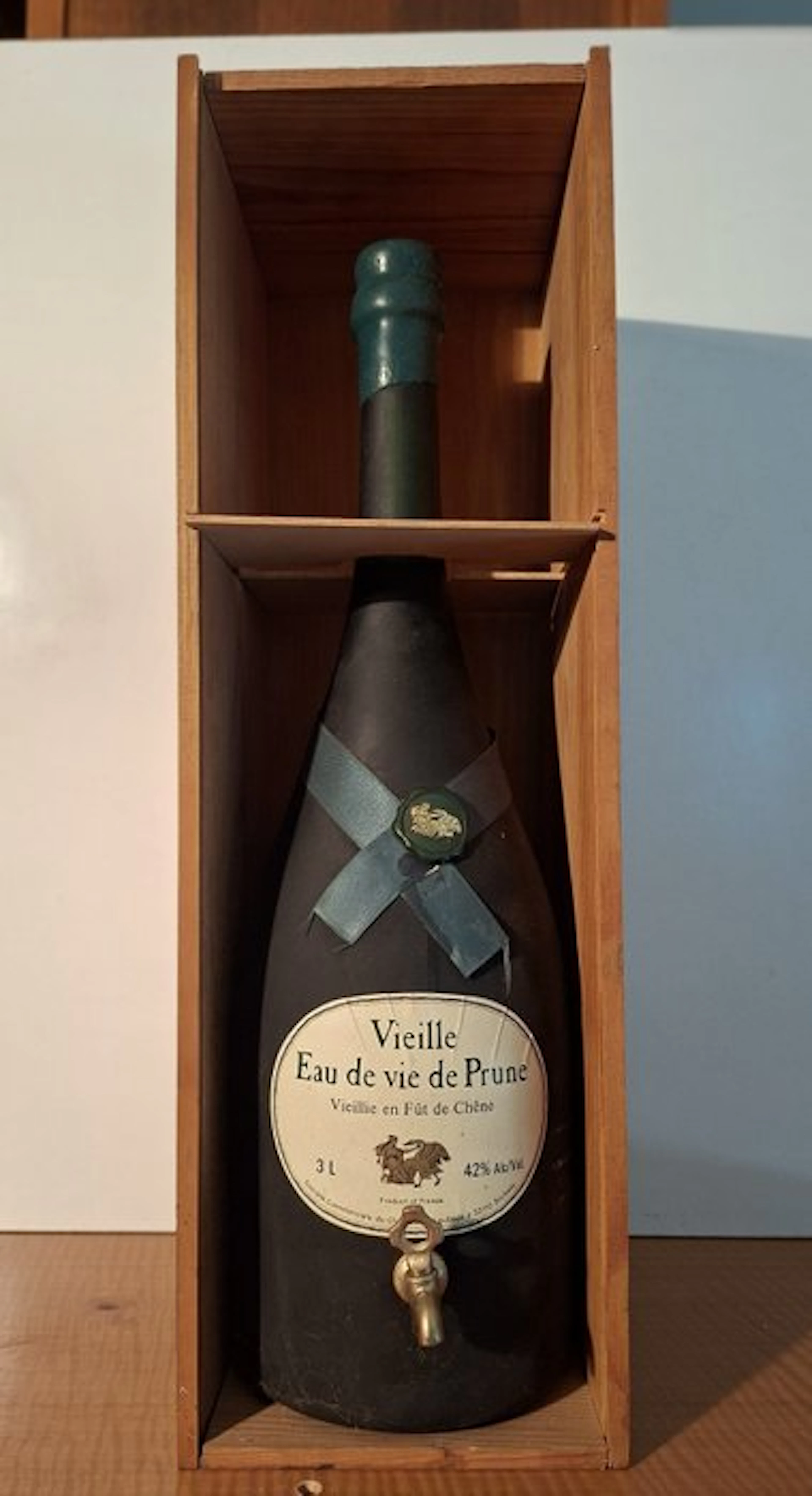 Château de Laubade - jéroboam - Vieille Eau de vie de Prune - b. 1989 - 3000ml