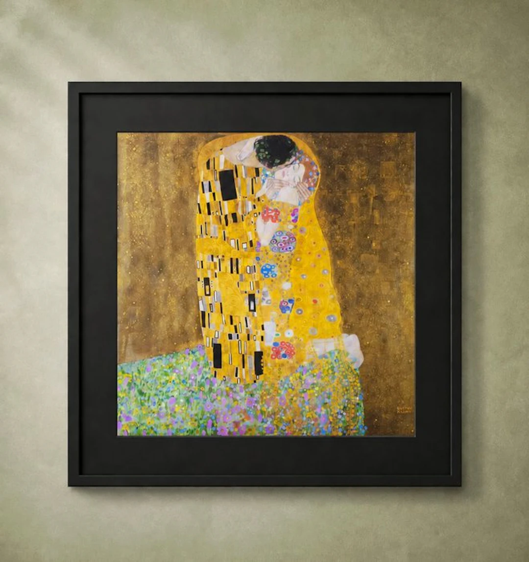 Gustav Klimt (1862-1918) (after) - "The Kiss, 1907-08"