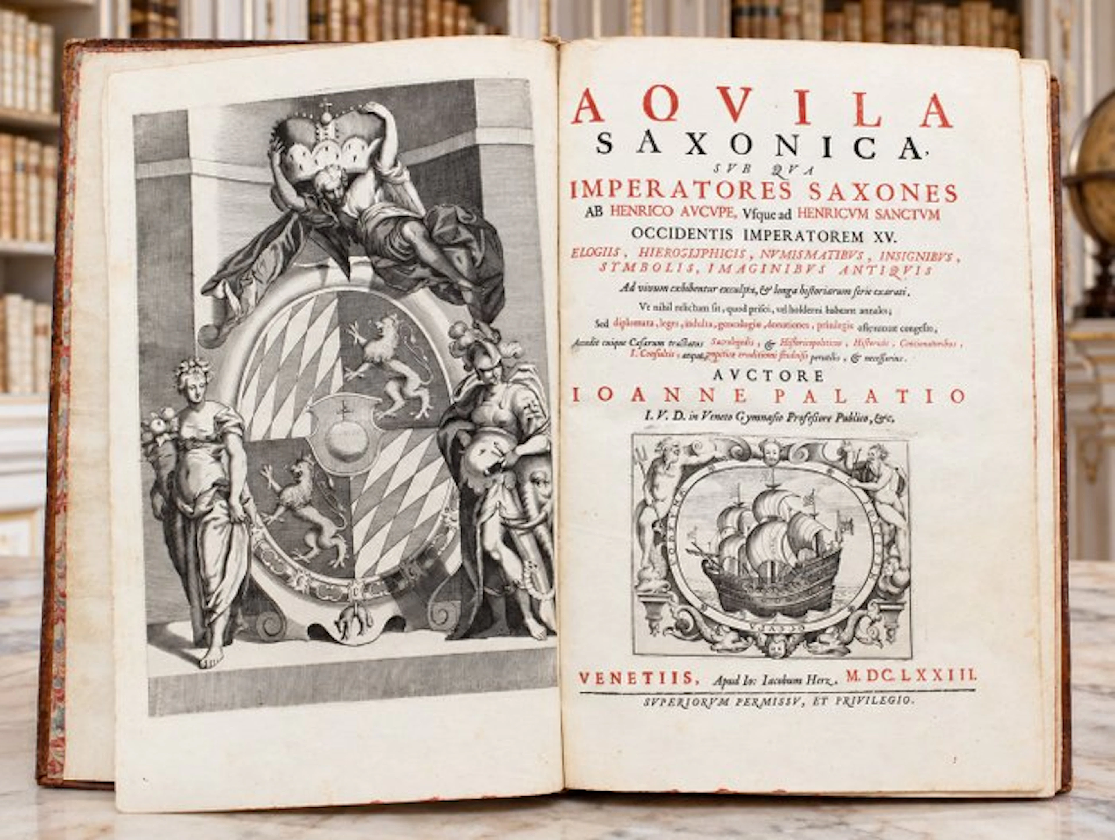 Palazzi - Aquila Saxonica - 1673