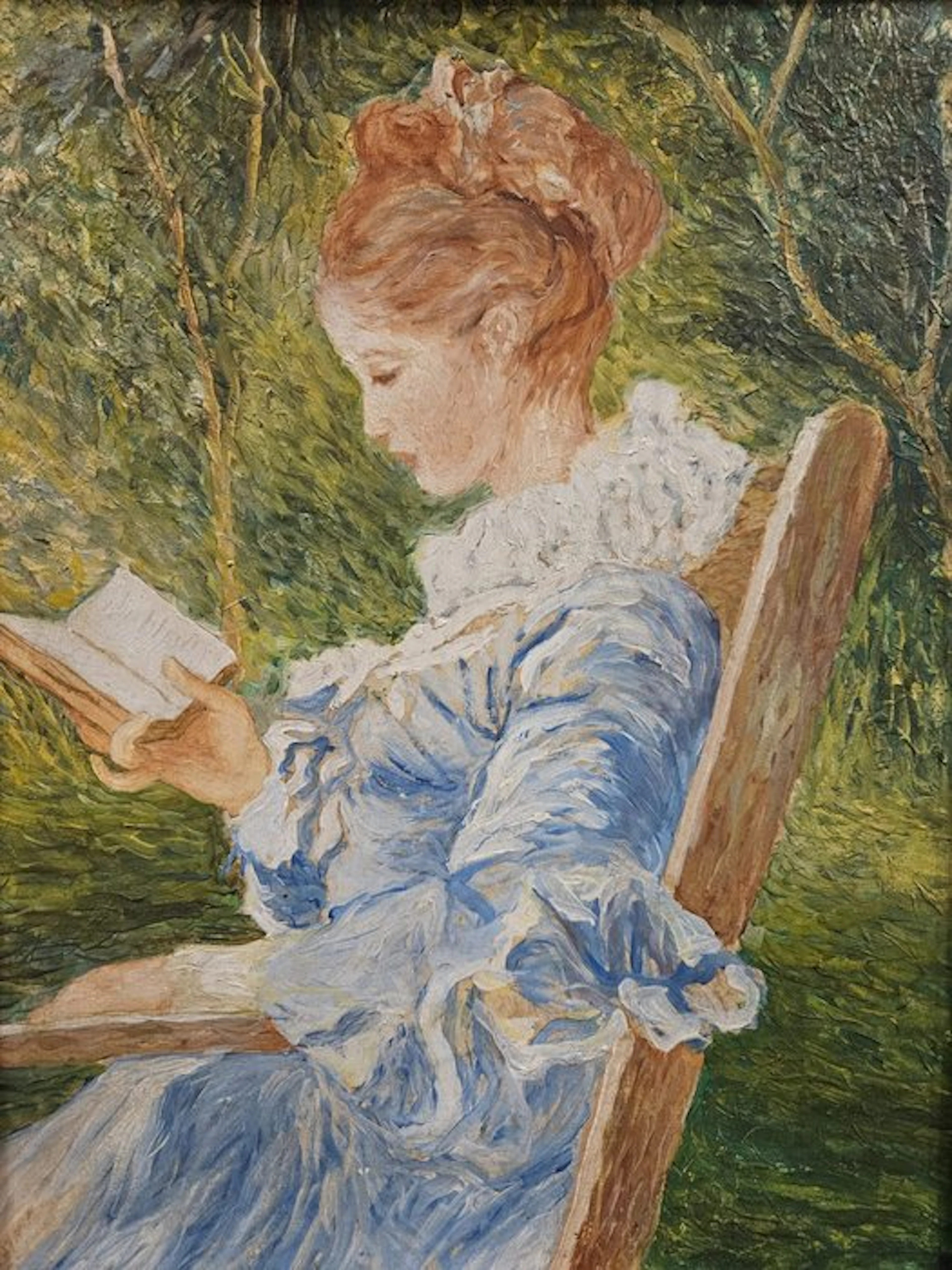 Escuela Impresionista (XX) - Dama Leyendo