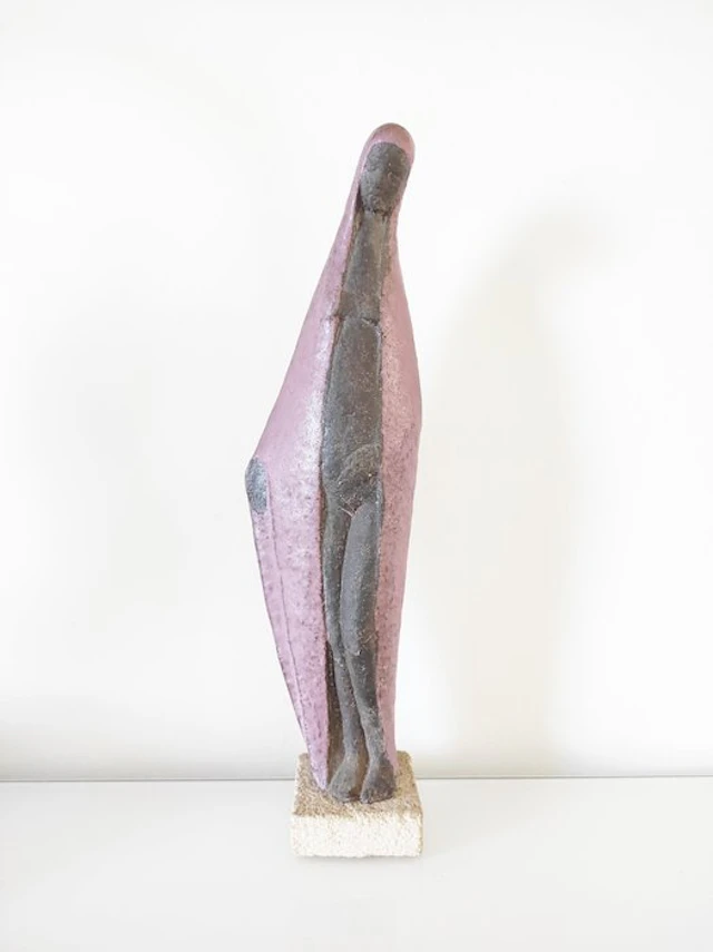 Joost Maréchal (1911-1971) - Figure - Femme drapée - Ceramic