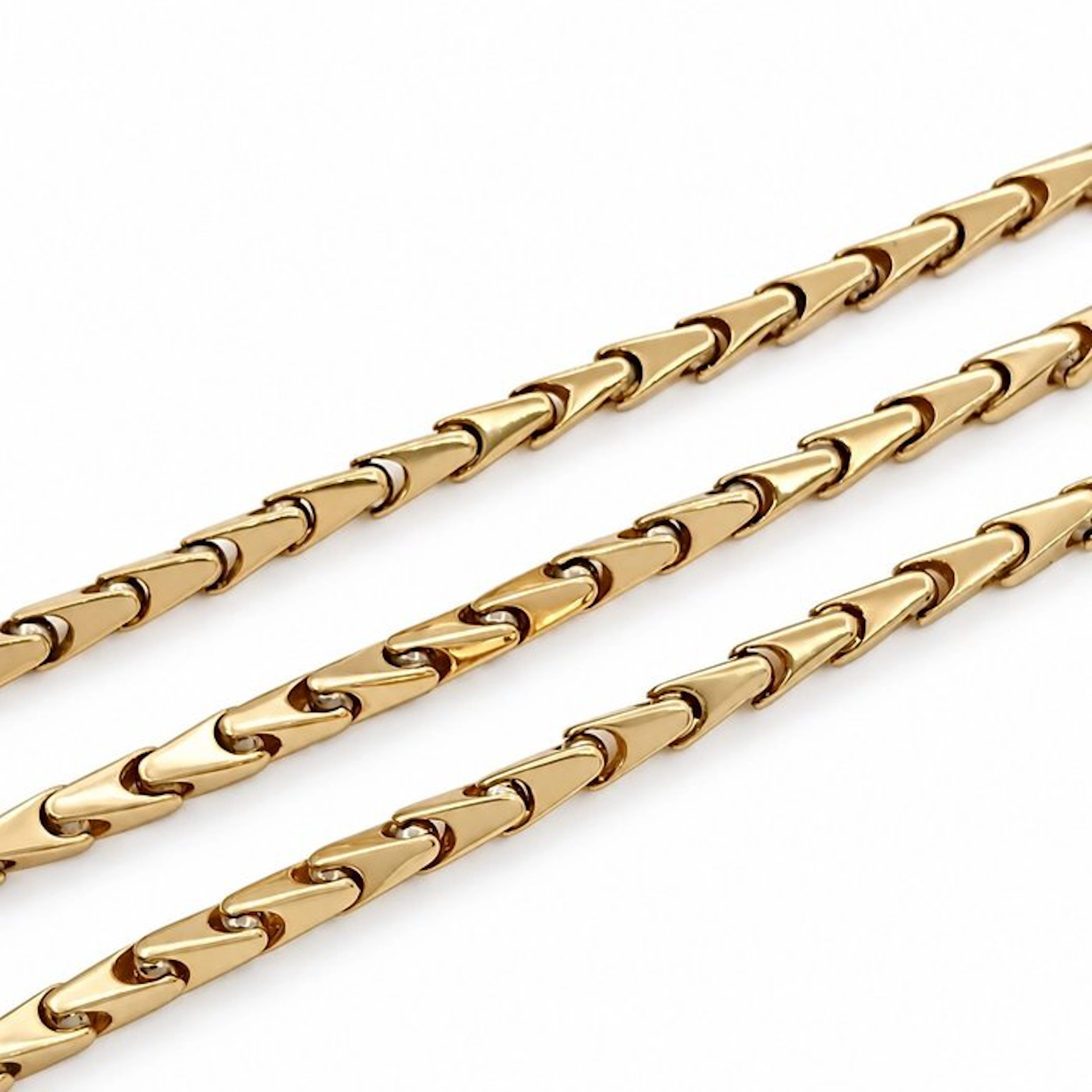 Necklace - 18 kt. Yellow gold - Made in Italy - SAURO