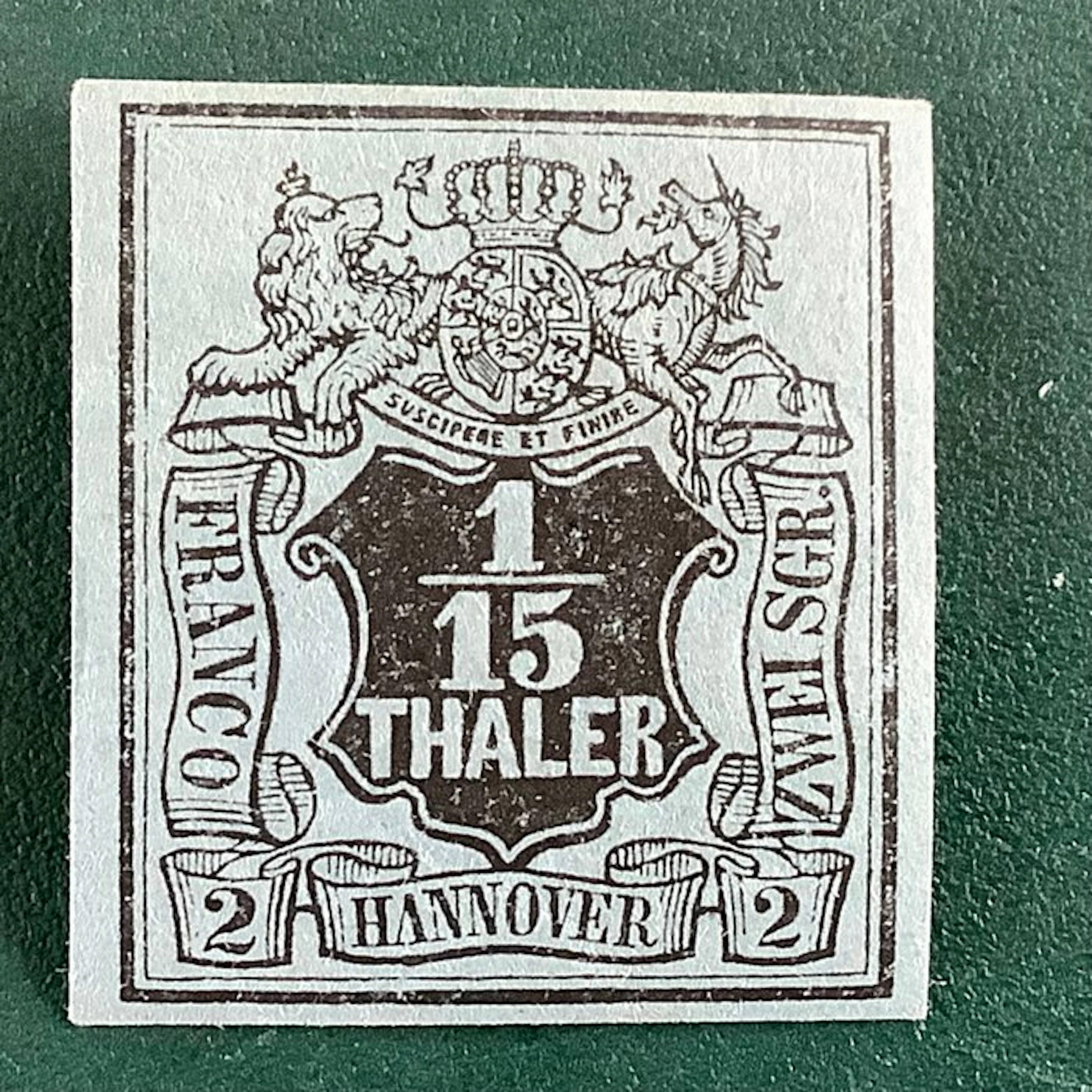 Hannover 1851 - 1/15 Thaler armorial shield - MH - Michel 4