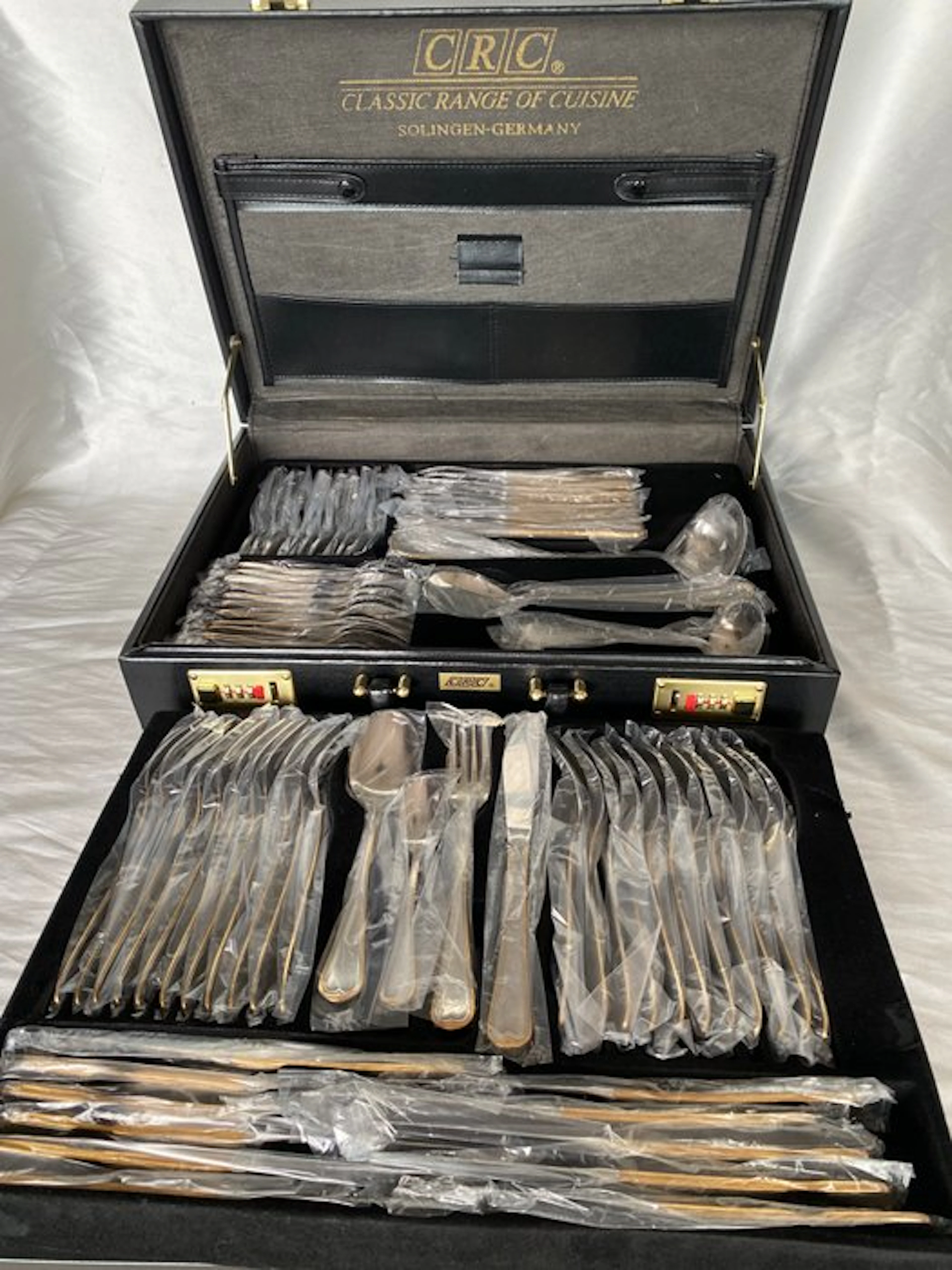 Solingen - Cutlery set for 12 (75) - Steel - CRC Cutlery...