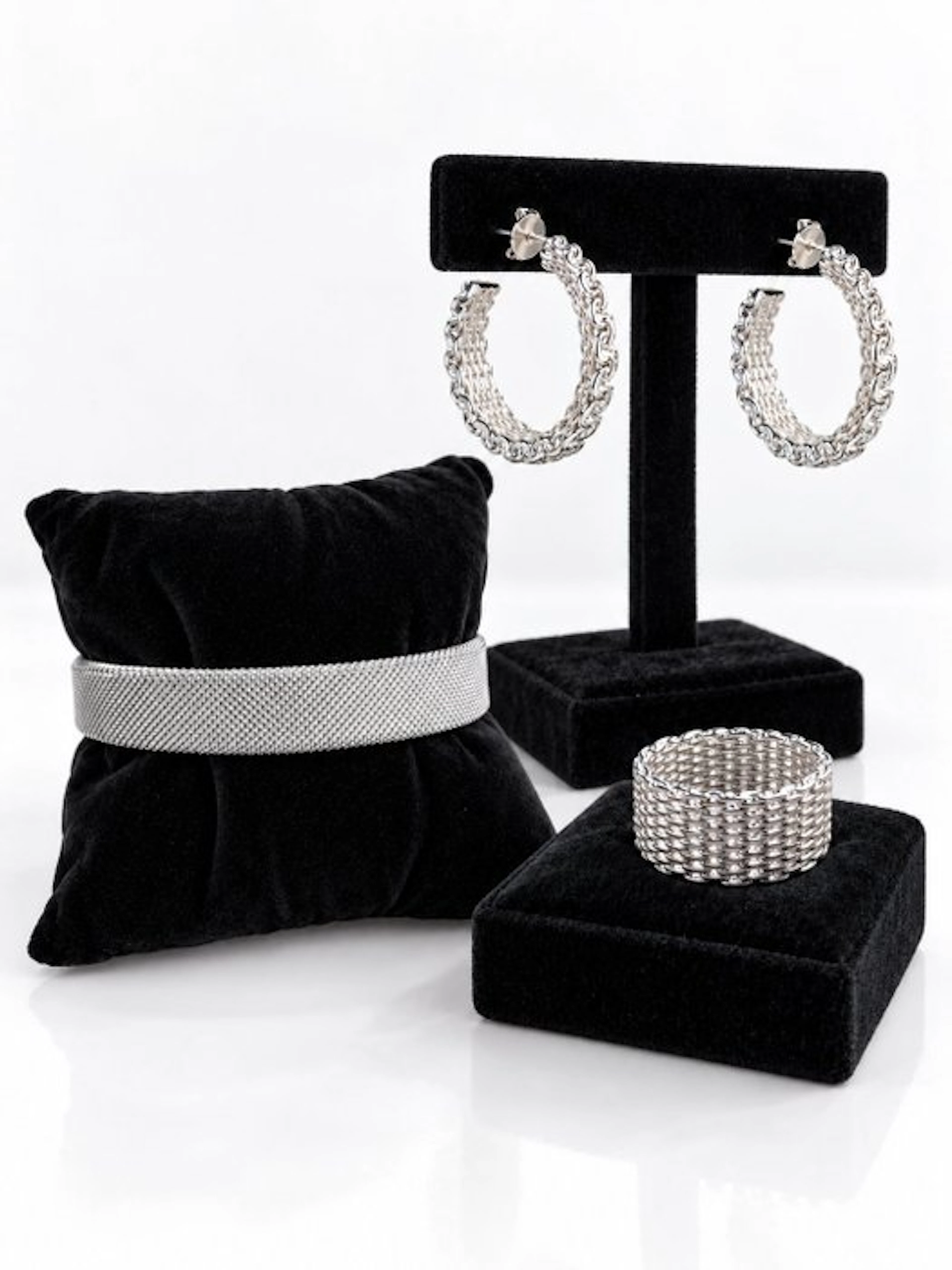 No reserve price - 2 piece jewellery set Silver