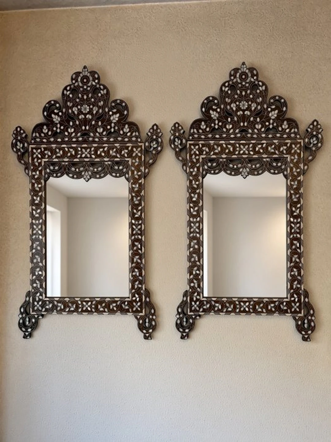 Mirror (2)- Pair of Luxury Handcrafted Moroccan Mirror...