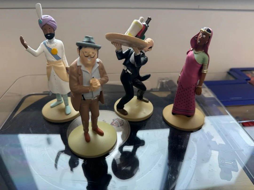 Moulinsart - Tintin - 4 - Ensemble de 4 Figurines La collection officielle