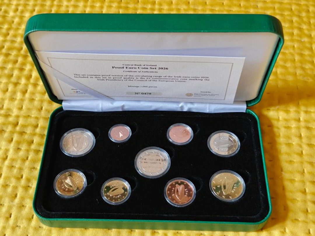 Ireland. Proof Set 2026 (incl. 2 Euro "Presidency EU") (No reserve price)
