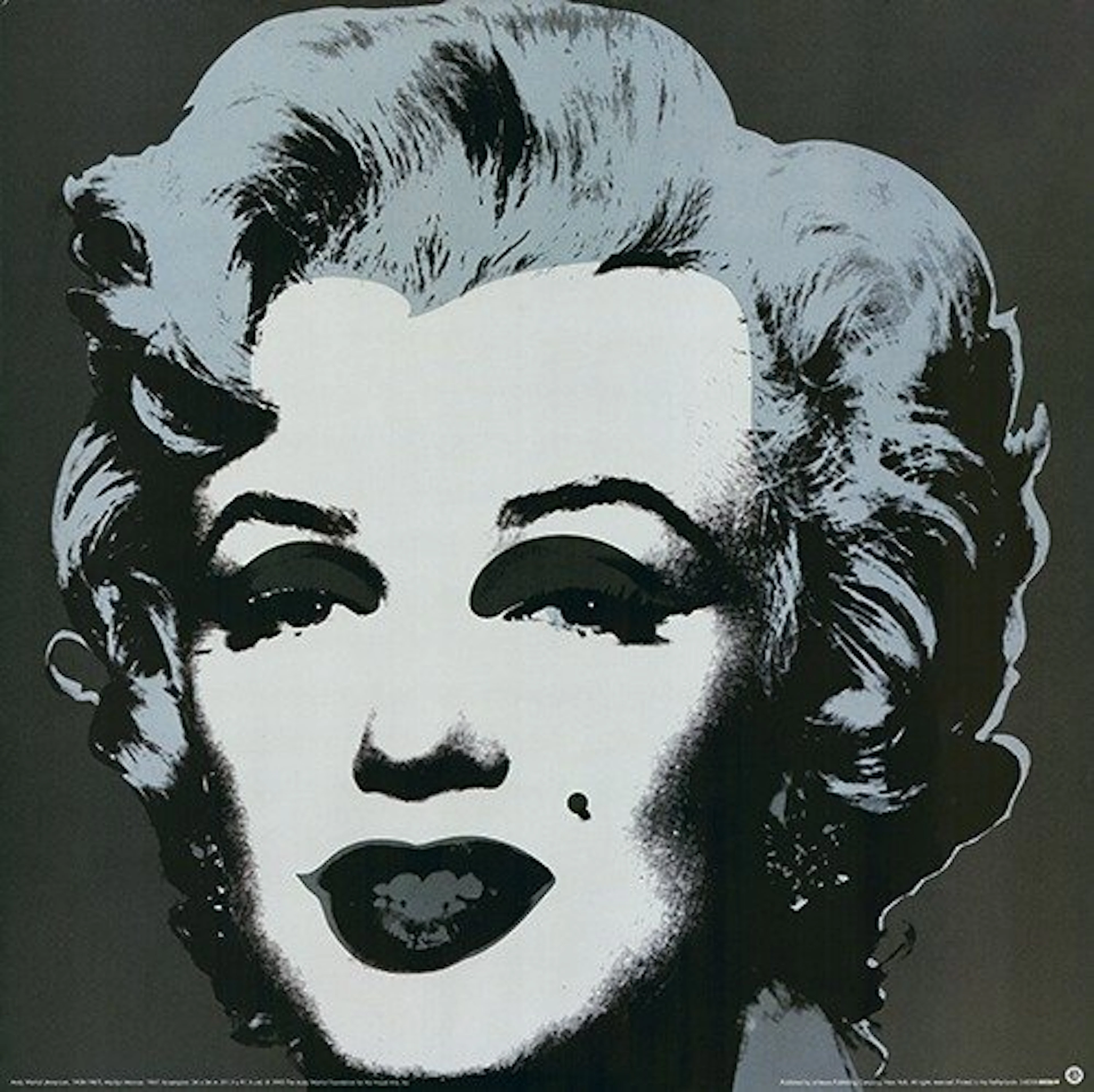 Andy Warhol (after) - Marilyn Monroe (black) XXL