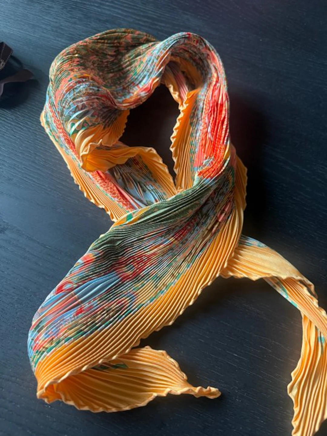 Hermès - Axis Mundi Plissé - Scarf