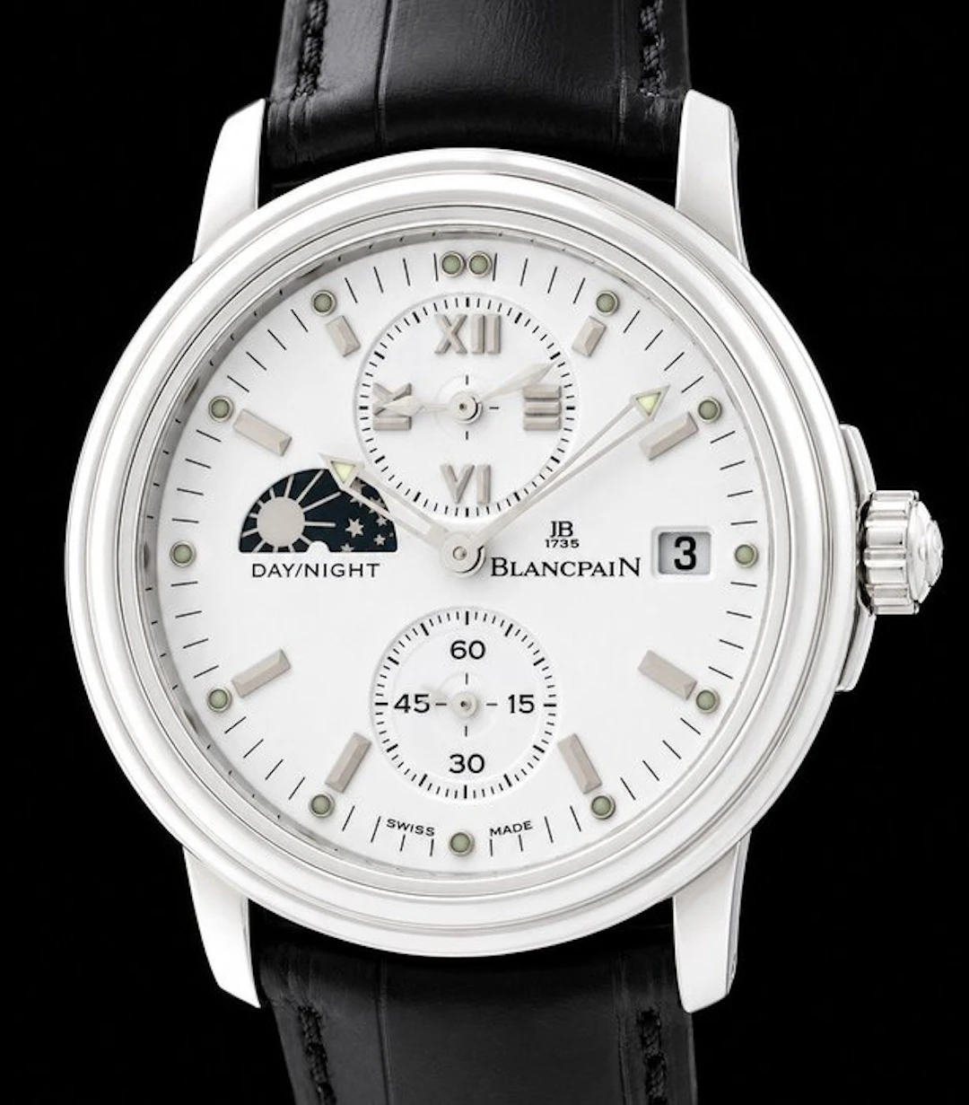 Blancpain - 'Leman' - Double Time Zone - Day/Night...