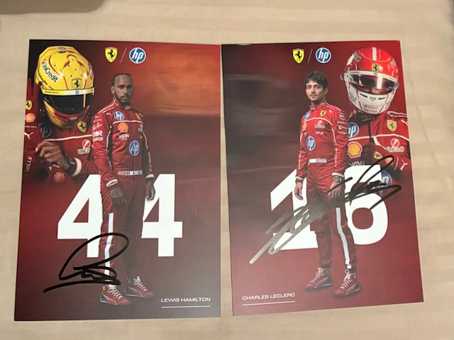 Ferrari - formula uno - Lewis Hamilton , Charles Leclerc - 2025 - Fancard