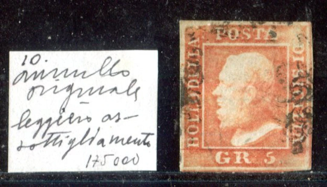 Italian Ancient States - Sicily 1859 - 5 grains