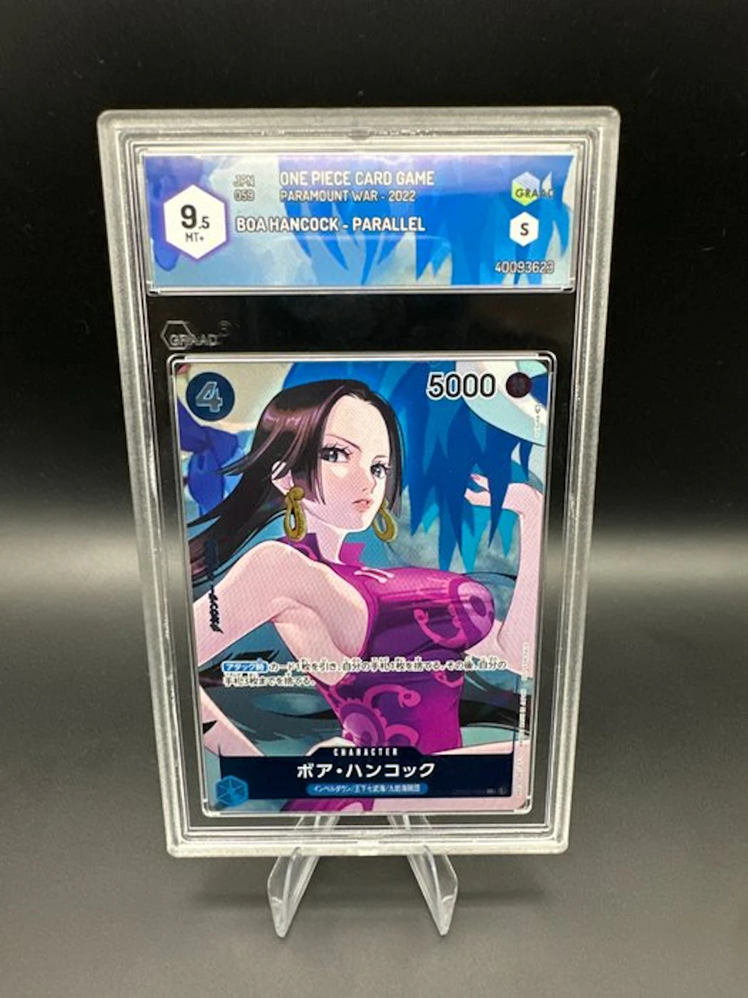 One Piece - 1 Graded card - Boa Hancock Parallel card