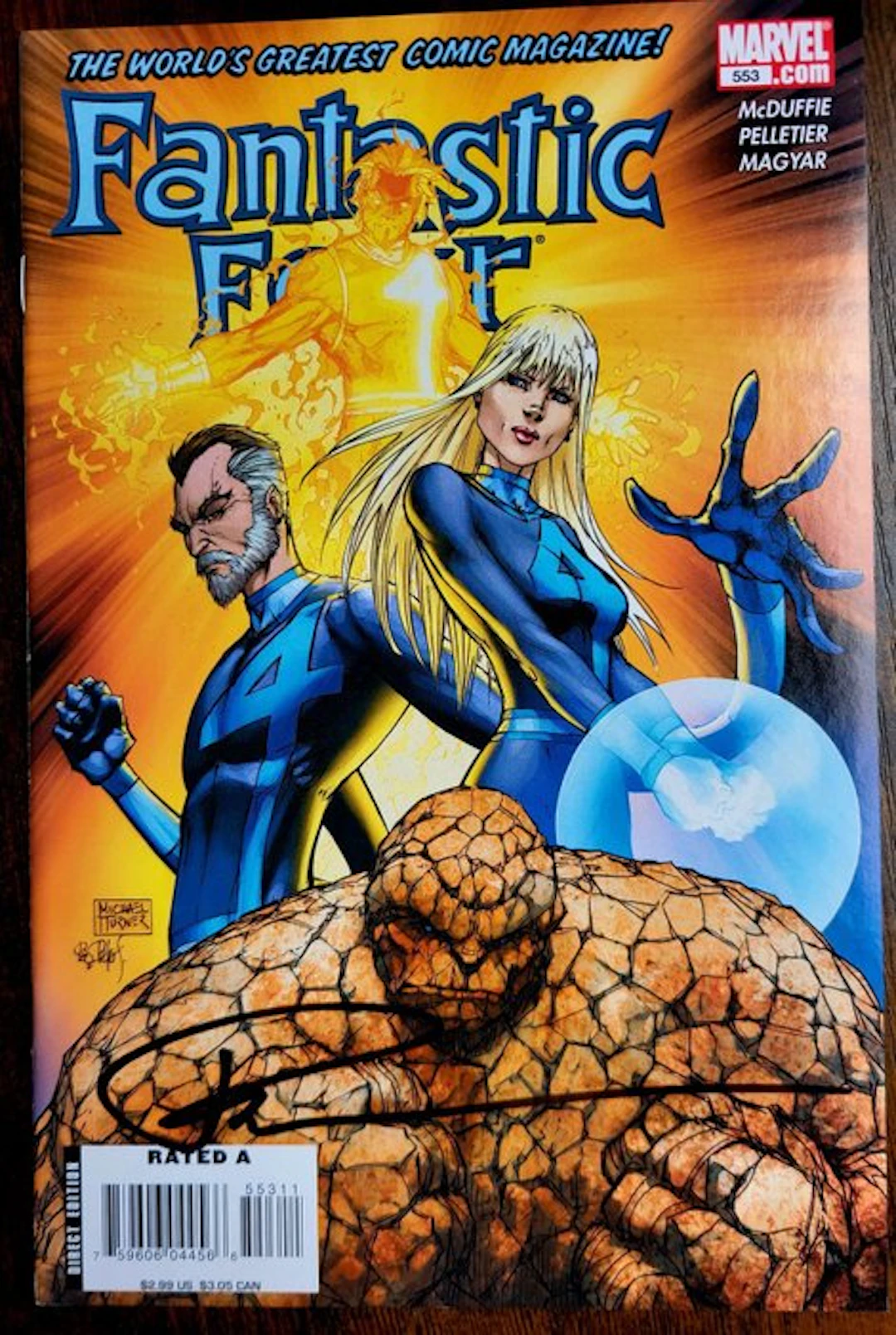 Lots 3 Michael Turner cover signed Marvel Vintage 2007...
