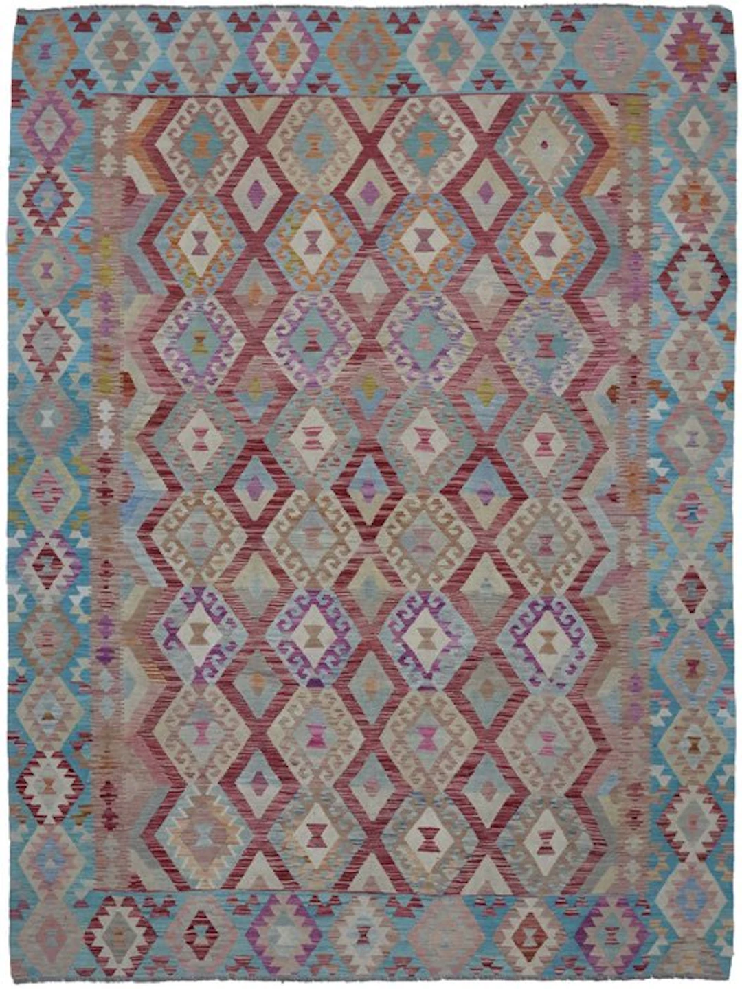 Handwoven Designer Kilim – Afghan Design - Kelim - 340 cm - 257 cm