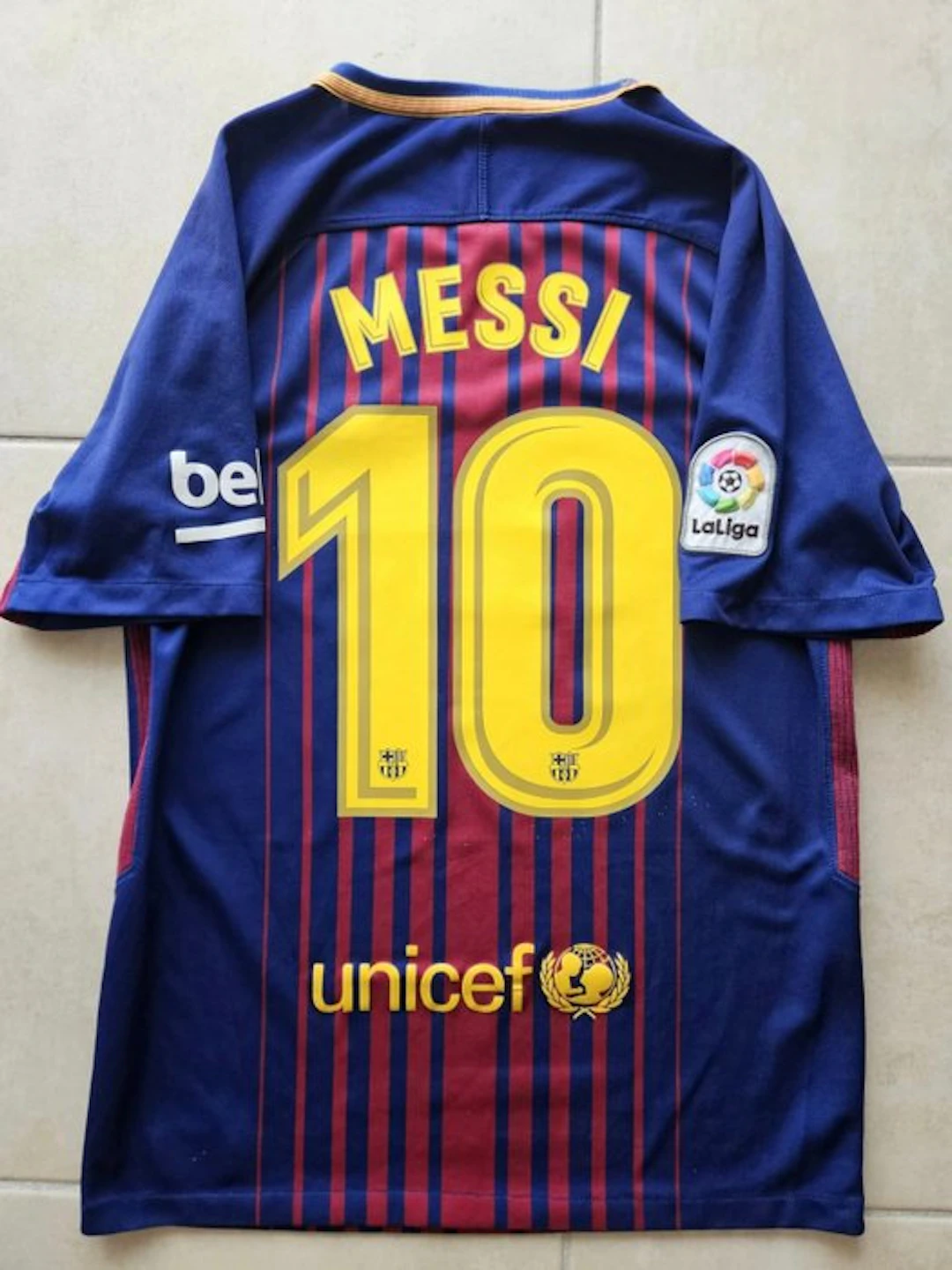 FC Barcelona - Spanish Football League - Lionel Messi - 2017 - Football shirt