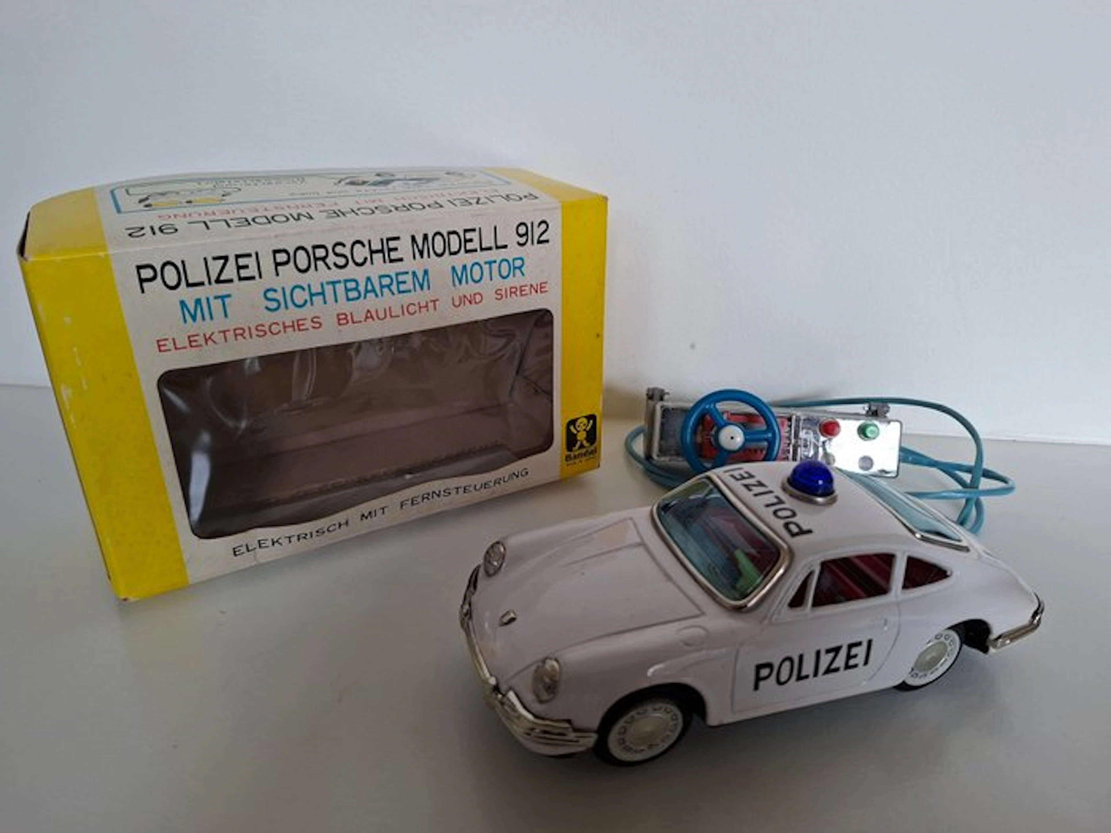 Bandai - Tin toy - Polizei Porsche Modell 912 - 1960-1970 - Japan
