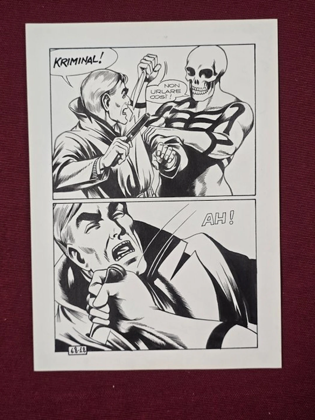 Magnus - 1 Original page - Kriminal n 68 - " L'aguzzino"