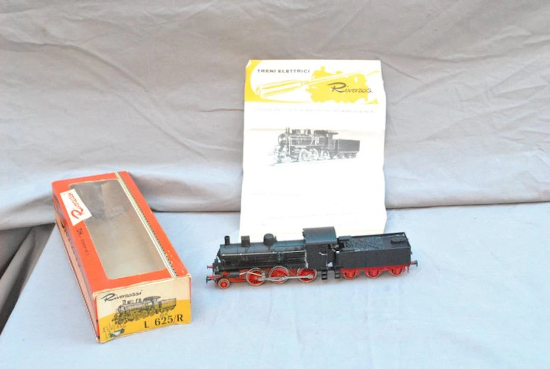 Rivarossi H0 - L 625/R - Steam locomotive with tender (1) - Group 625 164 - FS