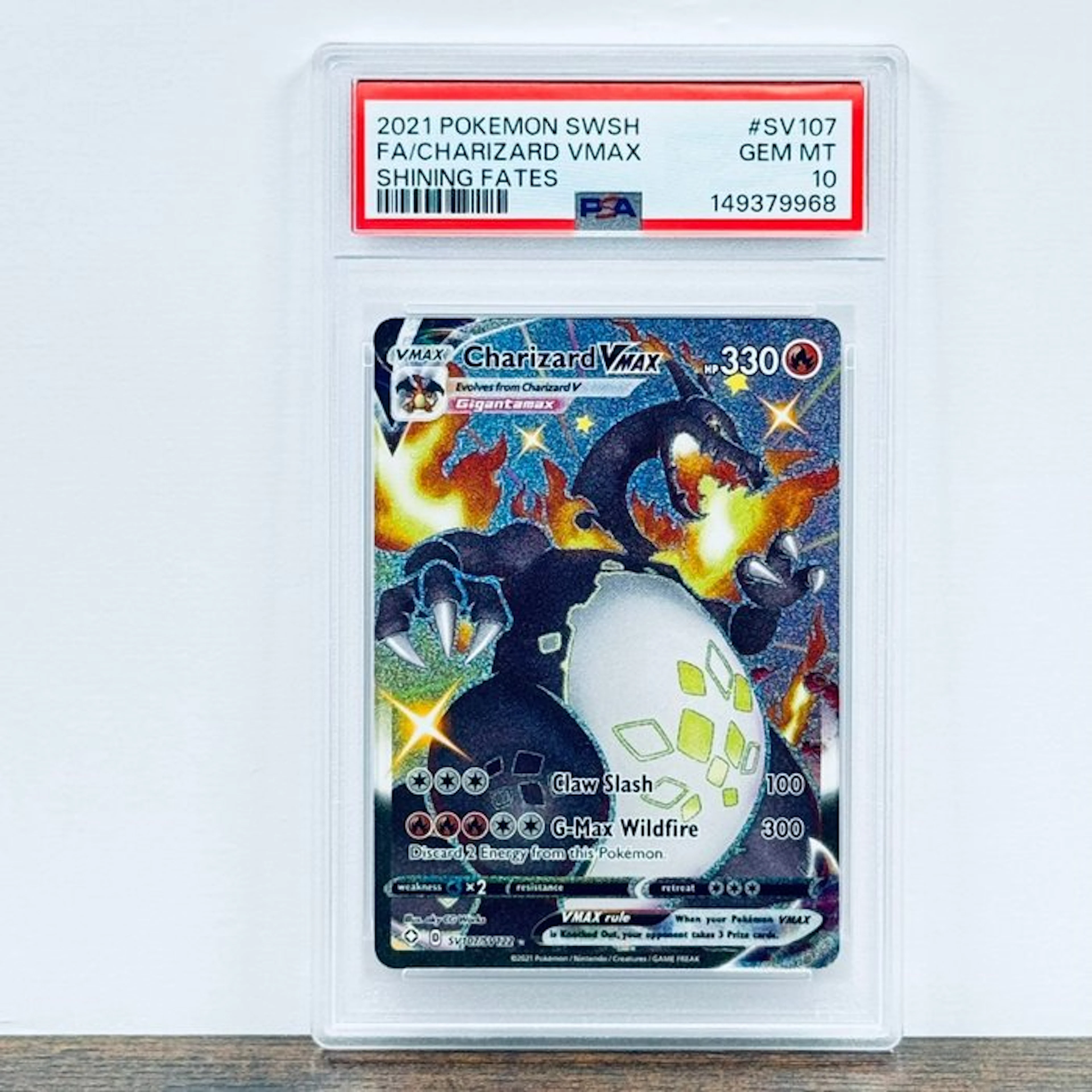 Pokémon Graded card - Charizard VMAX SV107 – Pokémon - PSA 10