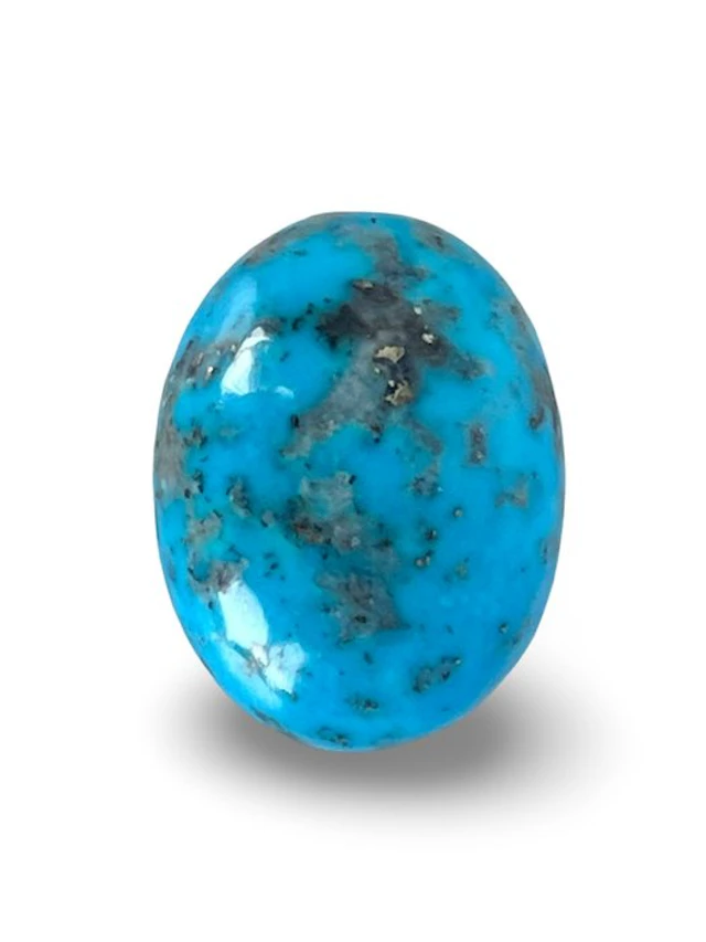 Nishapur turquoise with pyrite - 36.75 ct Cabochon- 7.35 g