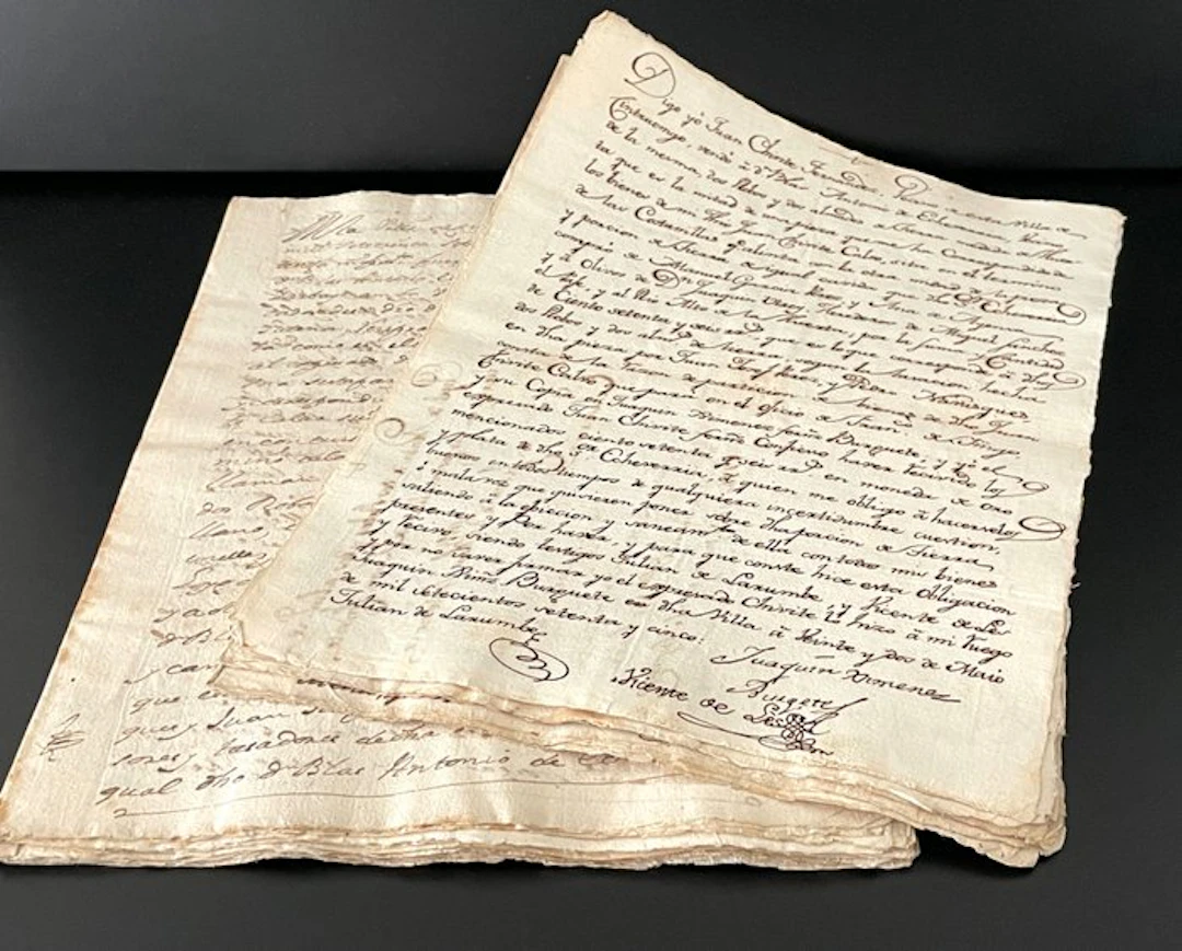 Manuscrito - Año 1774/1776