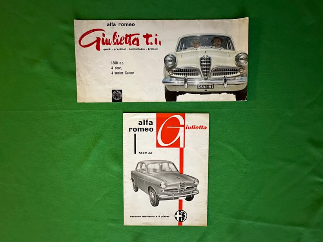 Brochure - Alfa Romeo - Giulietta t.i - Giulietta 1300