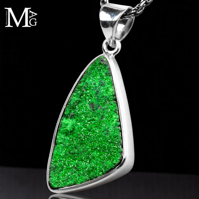 Uvarovite - a truly rare silicate of the garnet group...