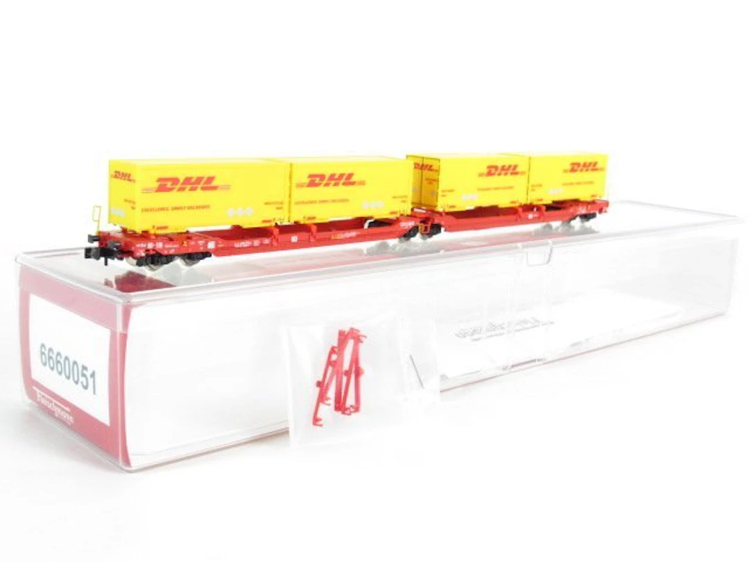 Fleischmann N - 6660051 - Model train freight carriage (1) - DB