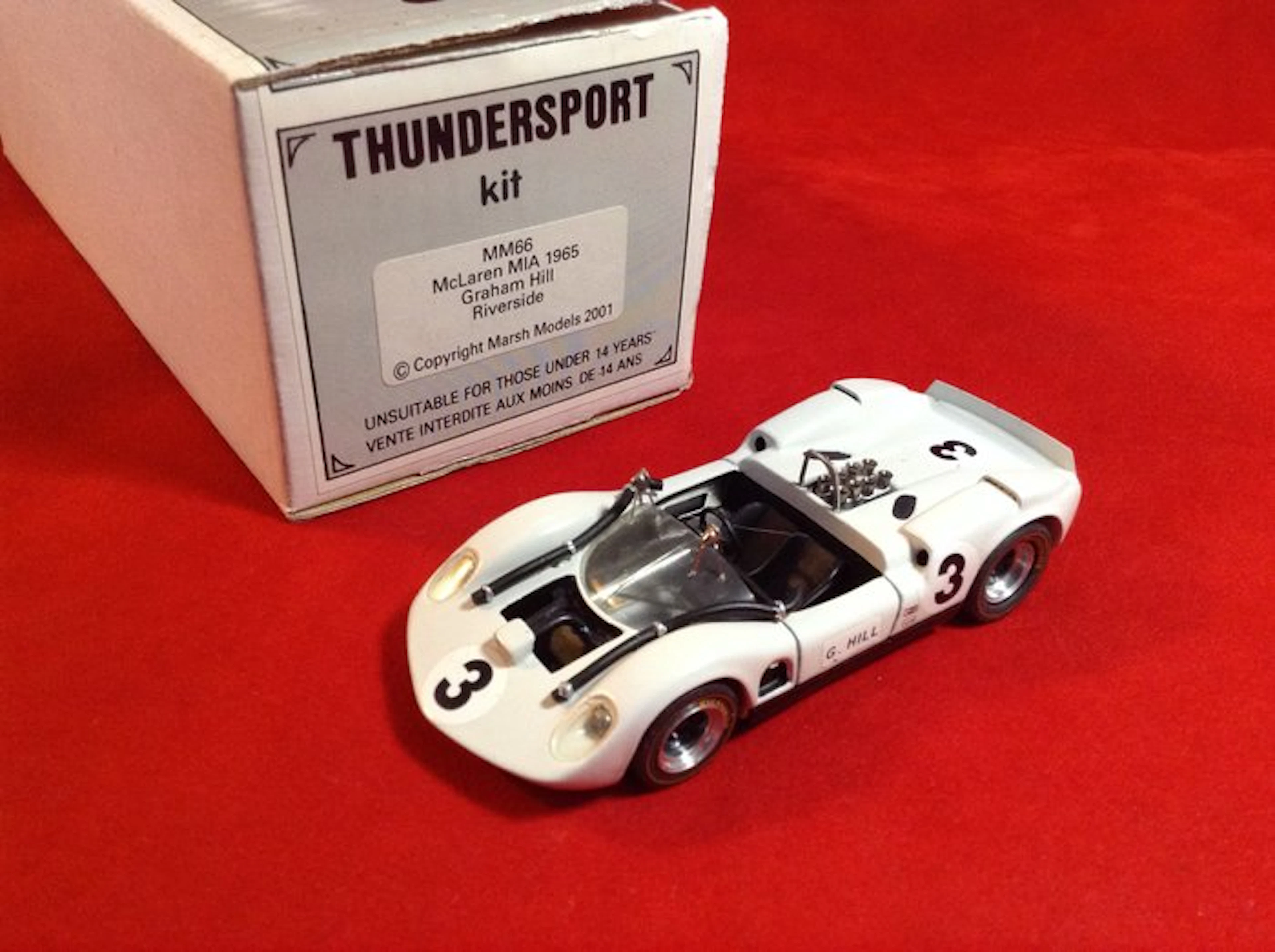Marsh Models - Thundersport - made in England 1:43 - Model race car - ref