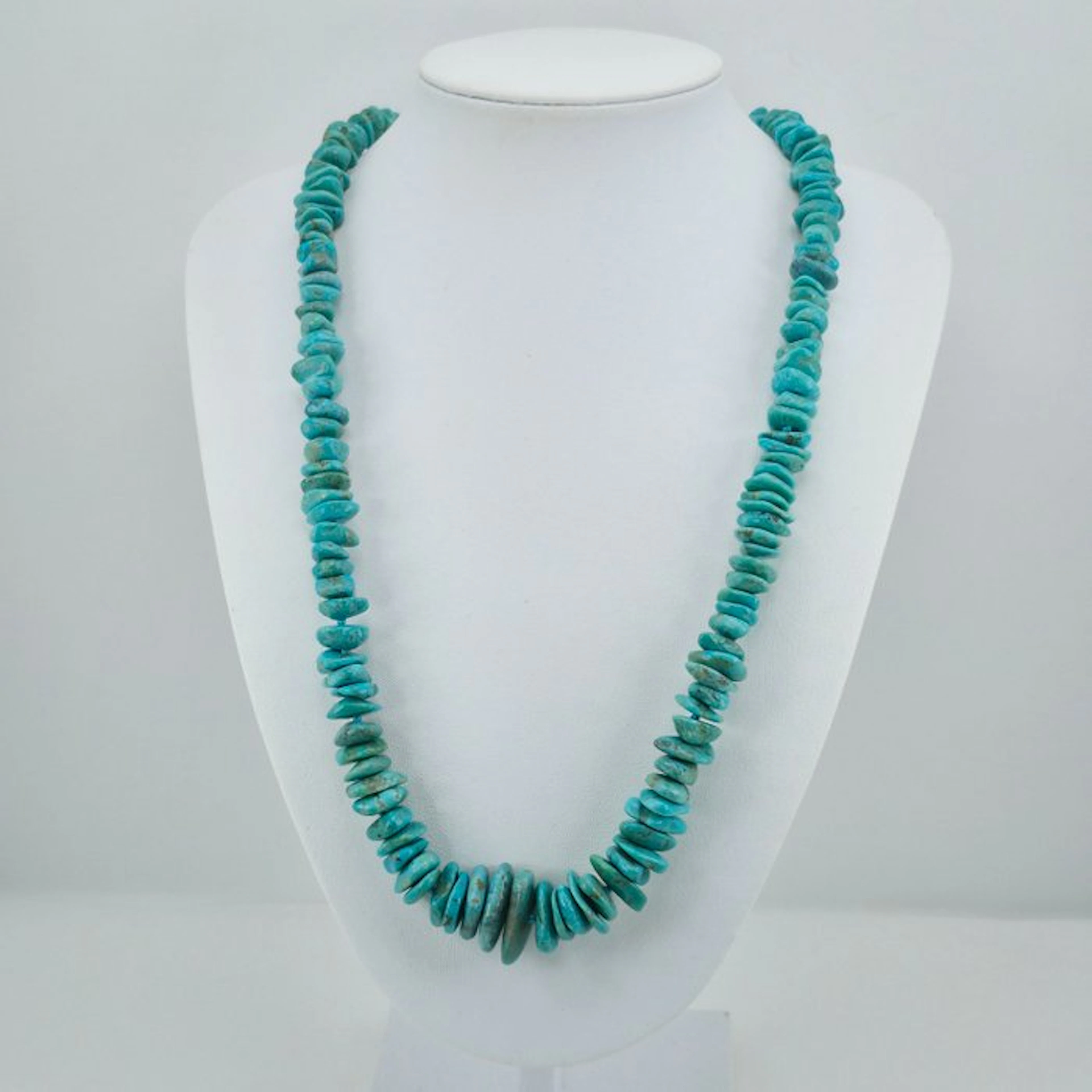 Turquoise - Silver - Necklace - Turquoise Arizona