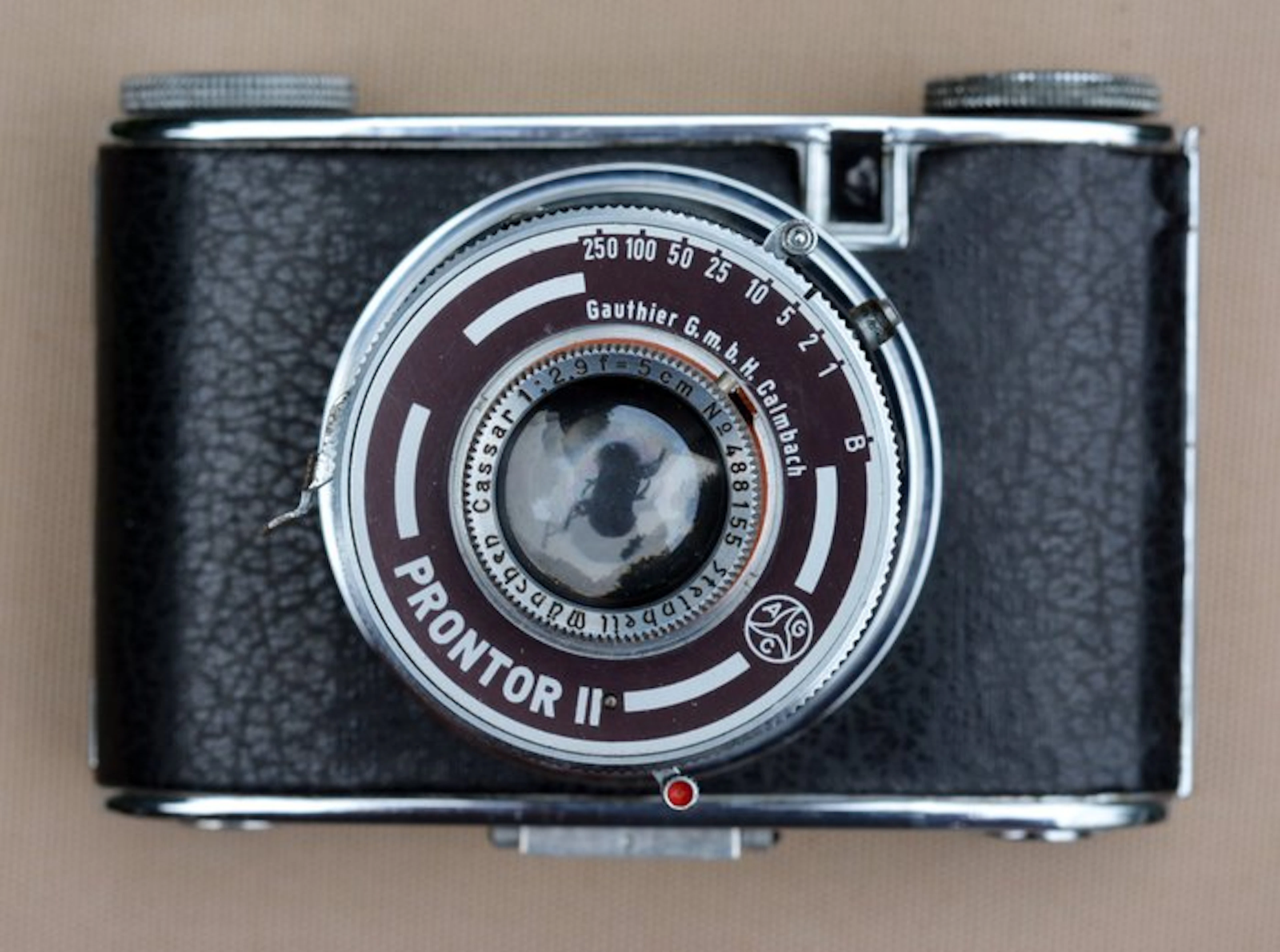 Ising Puck Rollfilmkamera Format ca. 3x4 cm Analogue camera
