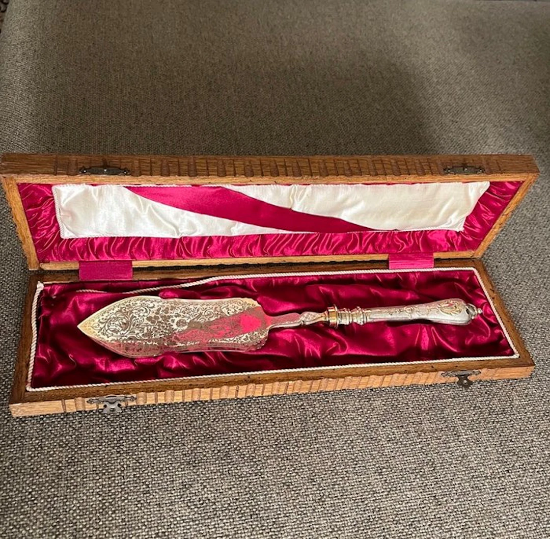 Cake server - Silverplated - 1930-1940, 1940-1950