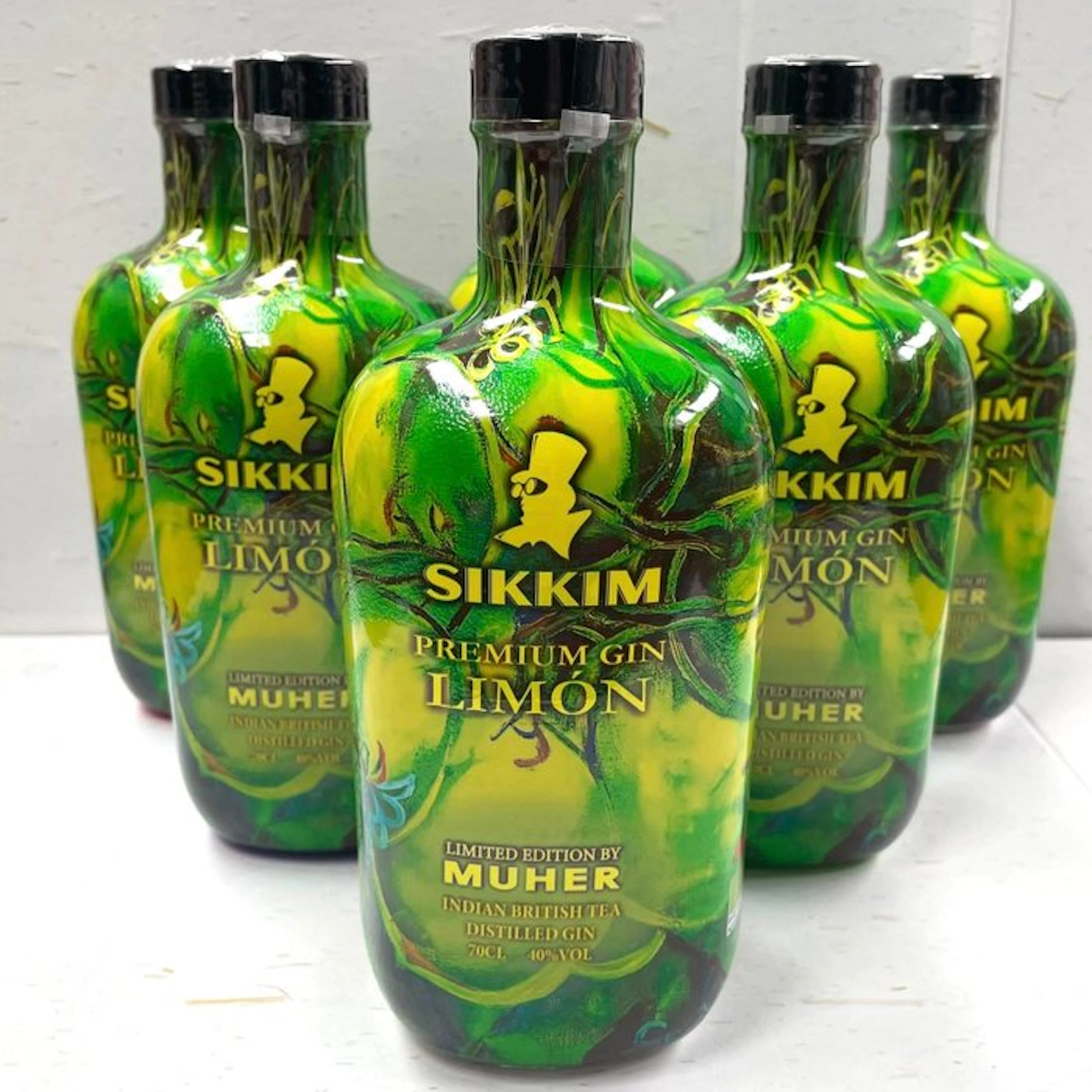 Sikkim - Limón Gin by Mulher - 70cl - 5 bottles