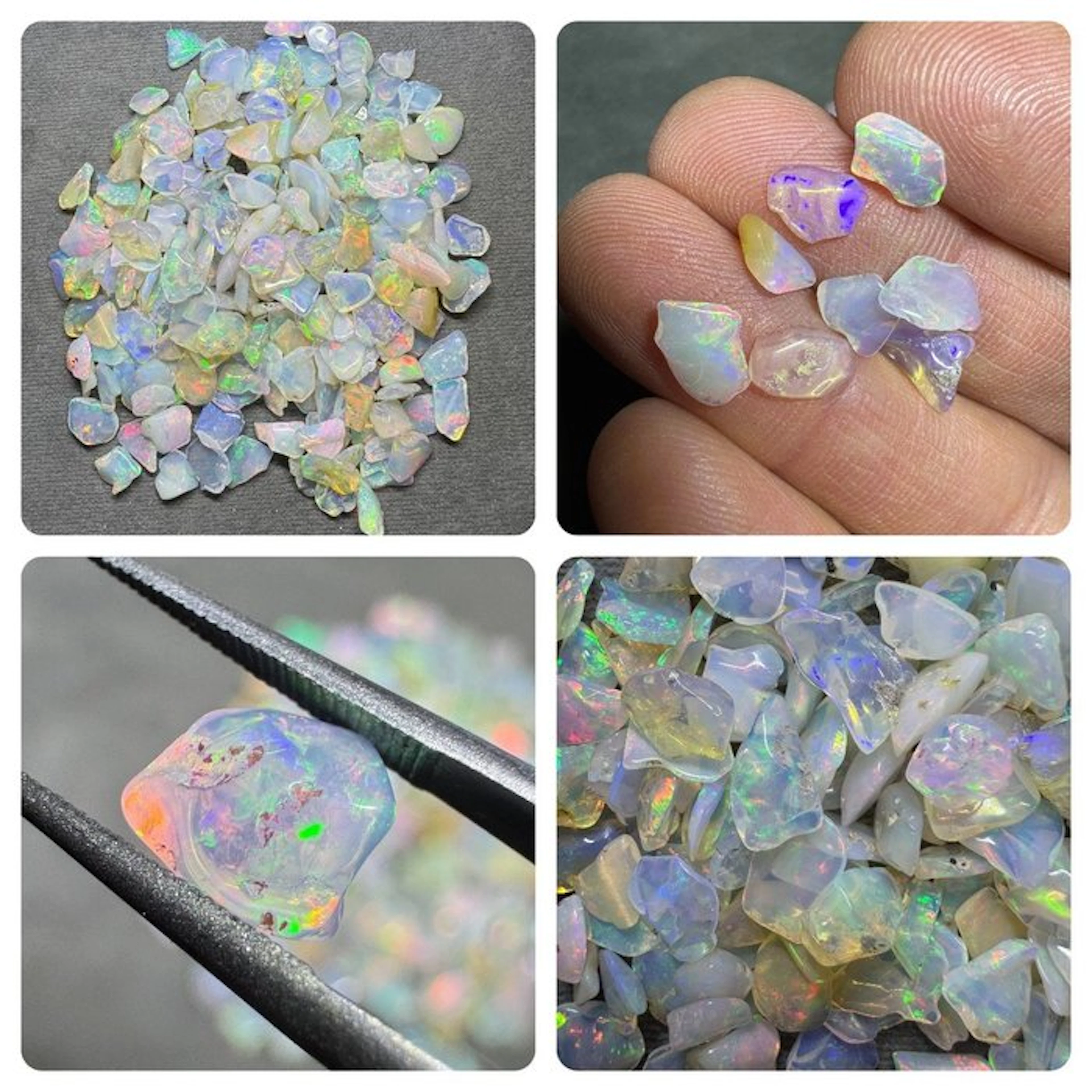 Lot of 100 ct of opals